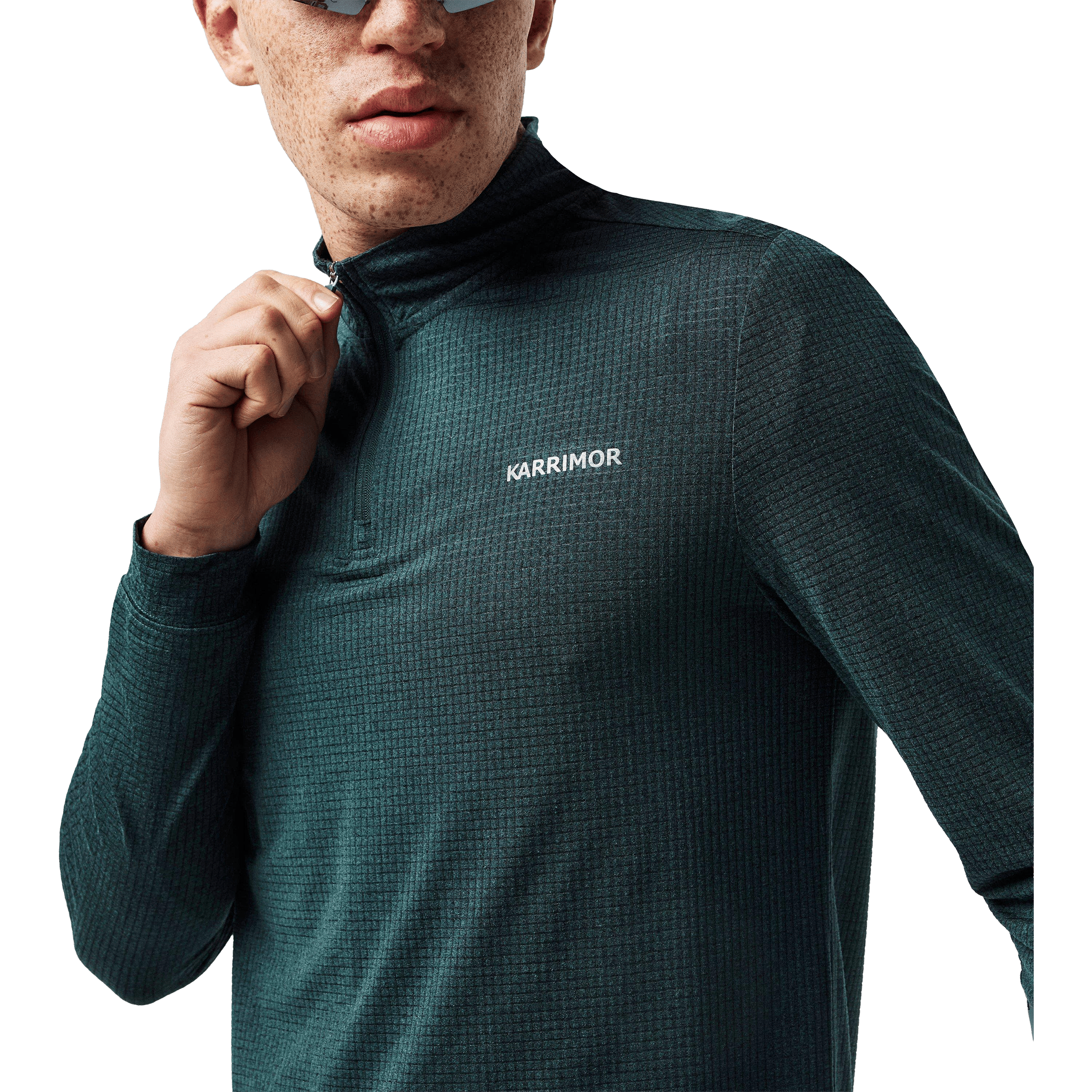 Mens Karrimor Run Tch 1/4 Sweatshirt