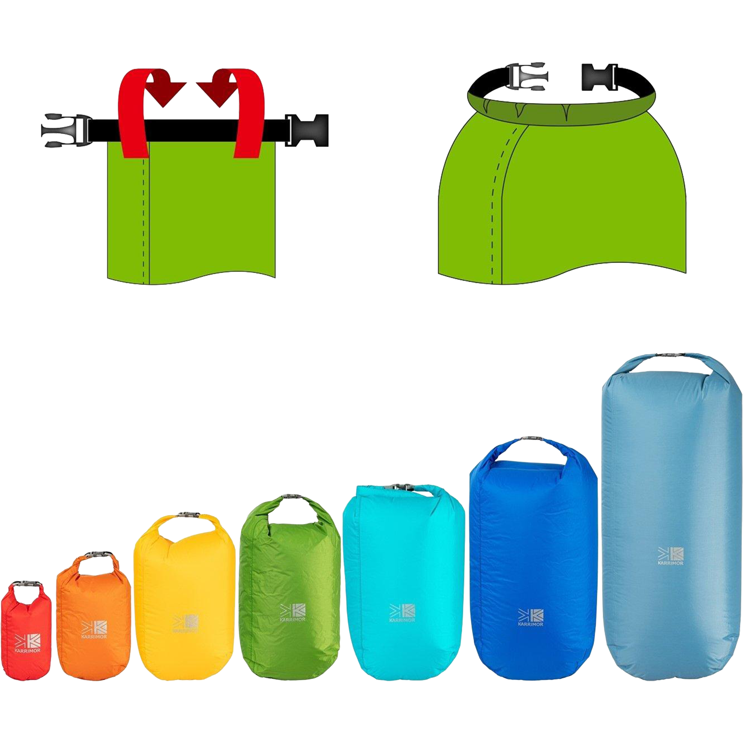 Karrimor Waterproof (2L) Dry Bag and Backpack Liner