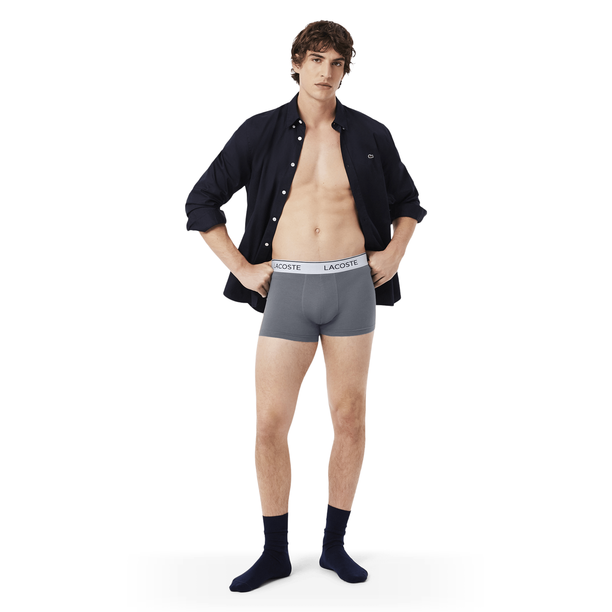 Lacoste (3pk) Cotton Stretch Jersey Trunks