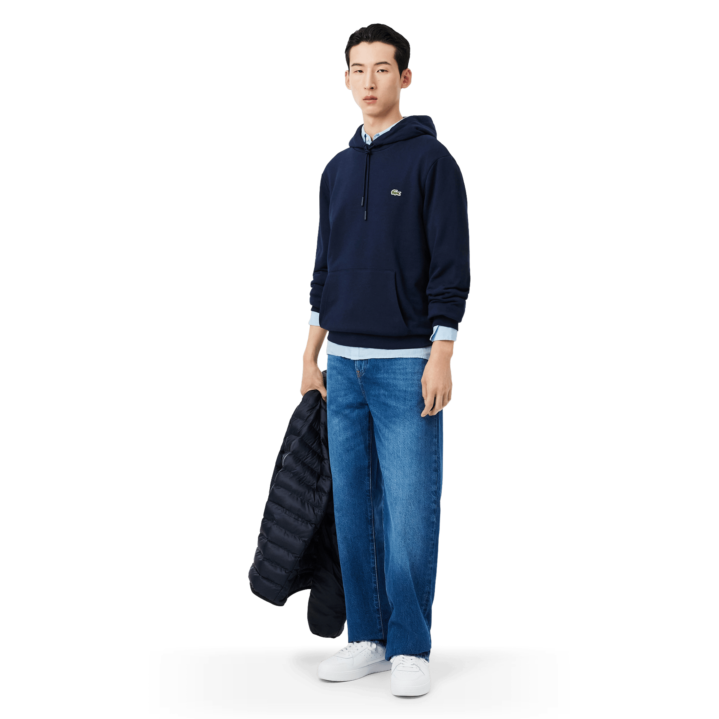 Mens Lacoste Essentials NB Hoodie