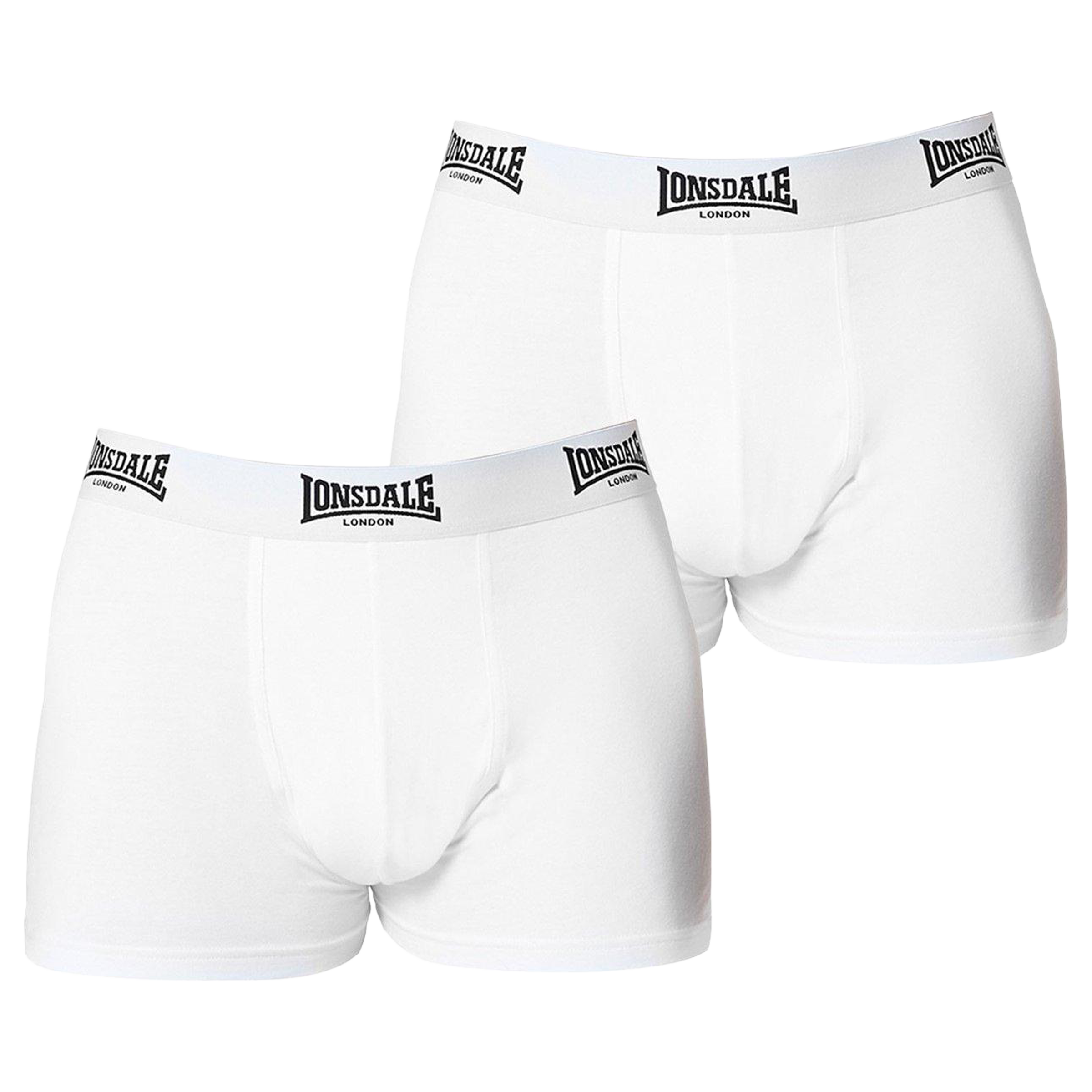 Lonsdale Mens Lonsdale (2pk) Trunks Shorts