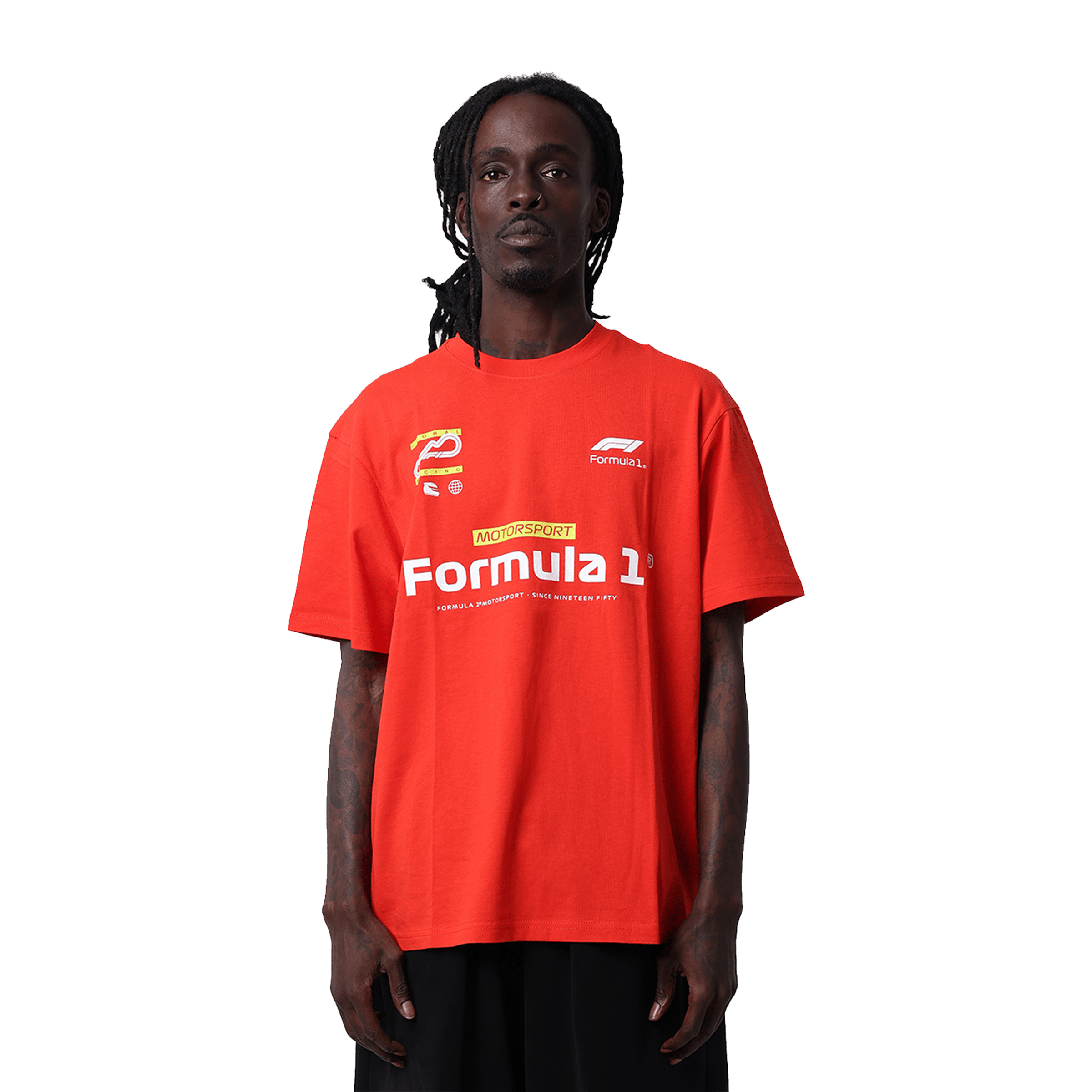 Mens Majestic F1 Vintage Tee