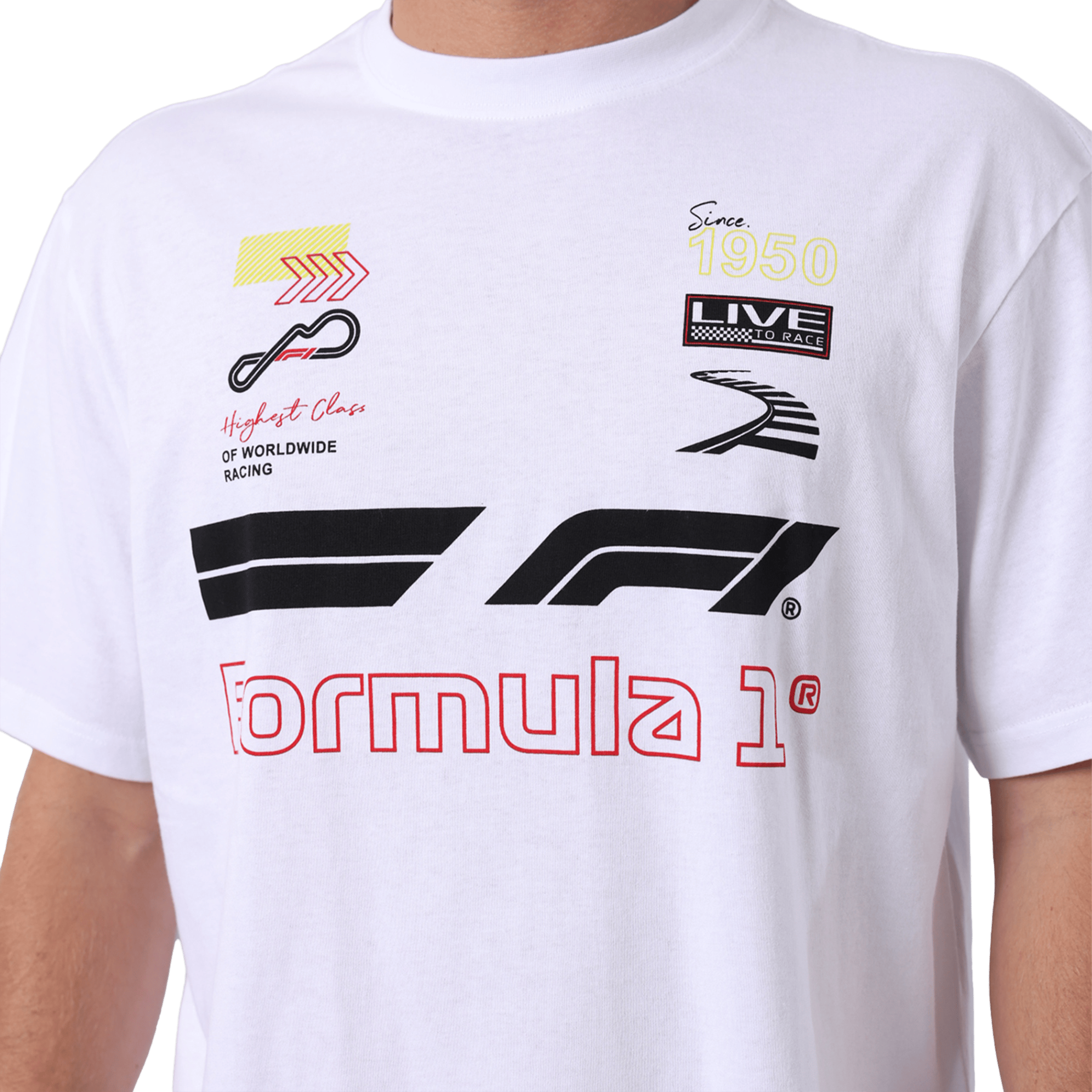 Mens Majestic F1 Vintage Tee