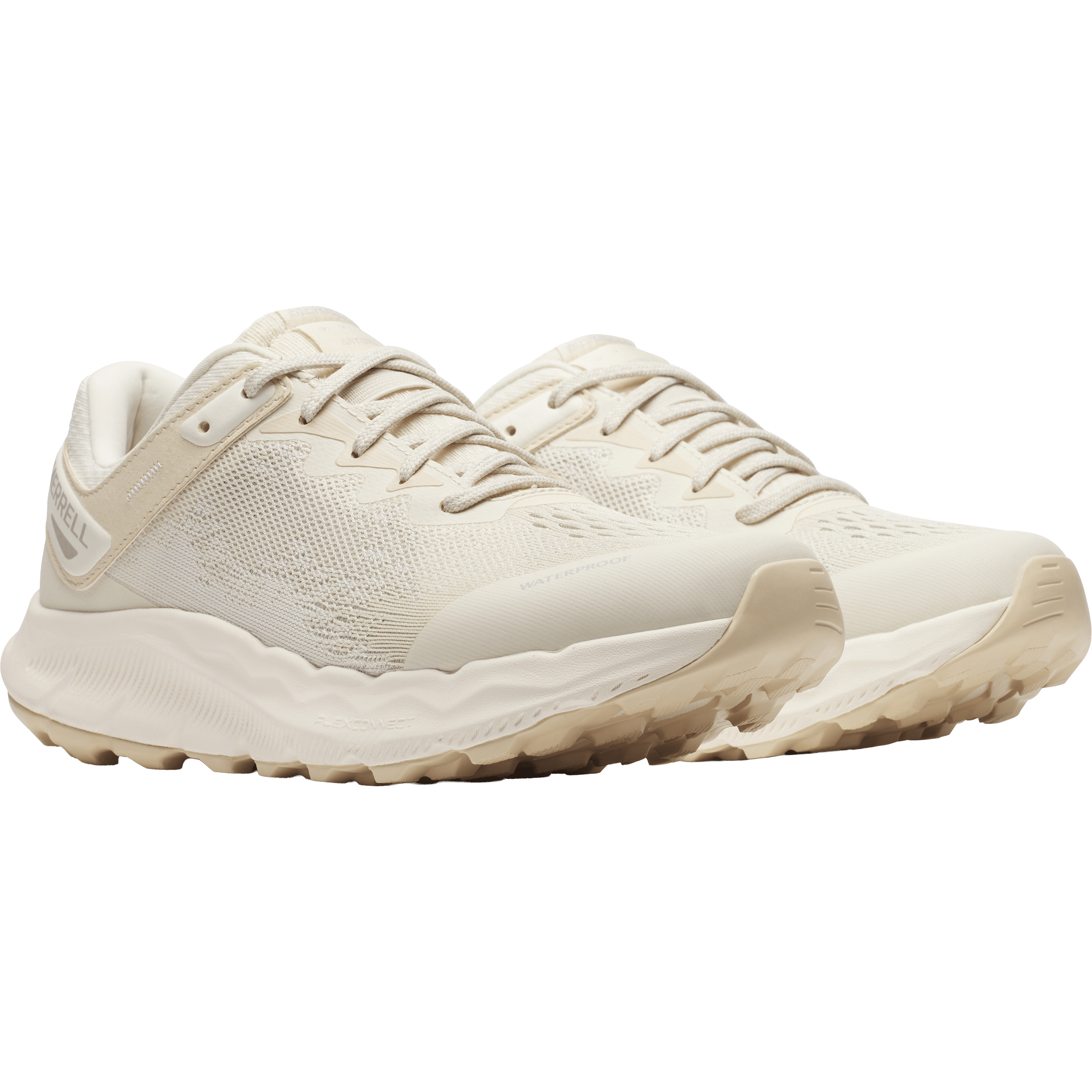 Merrell Womens Antora 4 Waterproof Trail Running Shoes Eggshell