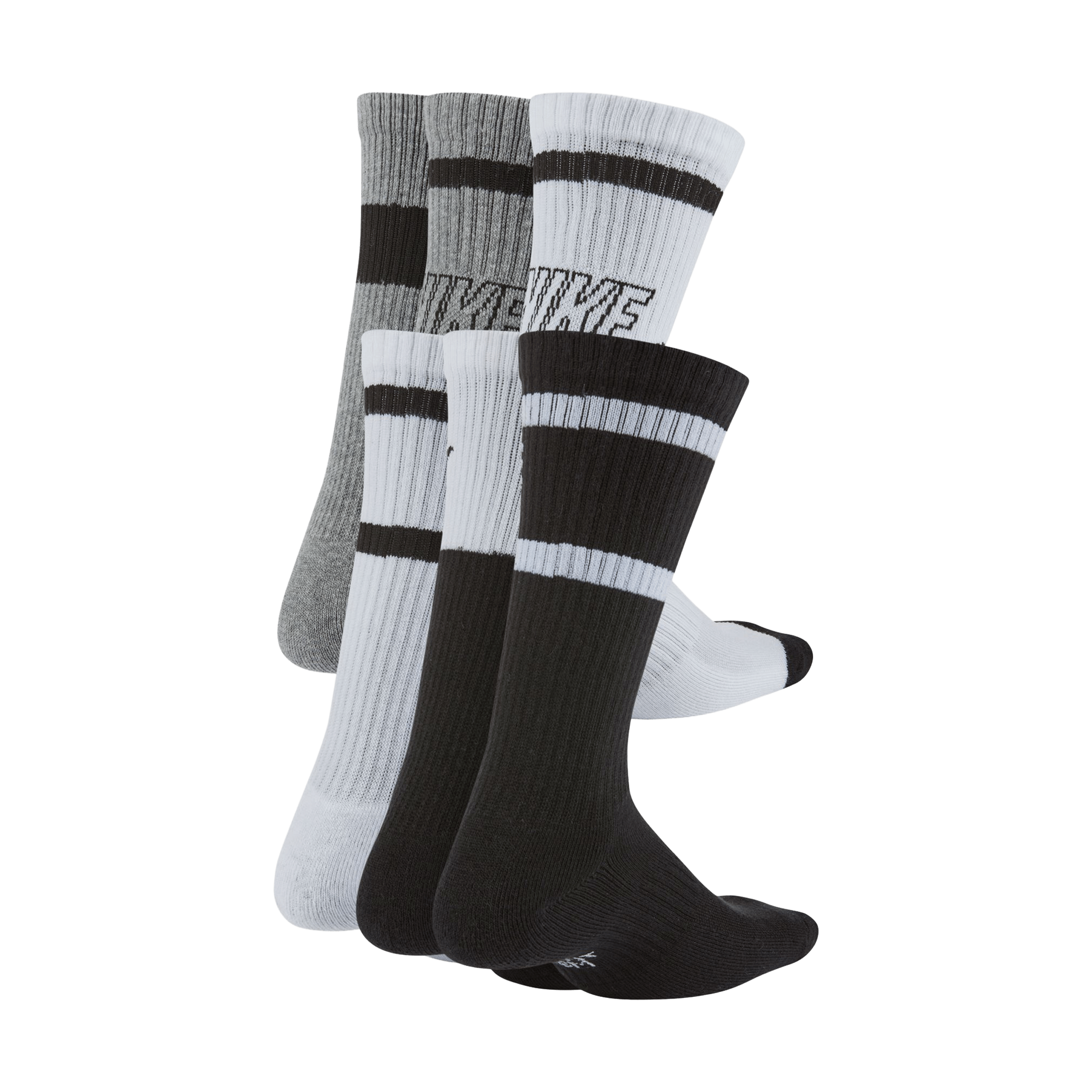Kids Nike (6pk) Everyday Cushioned Crew Socks