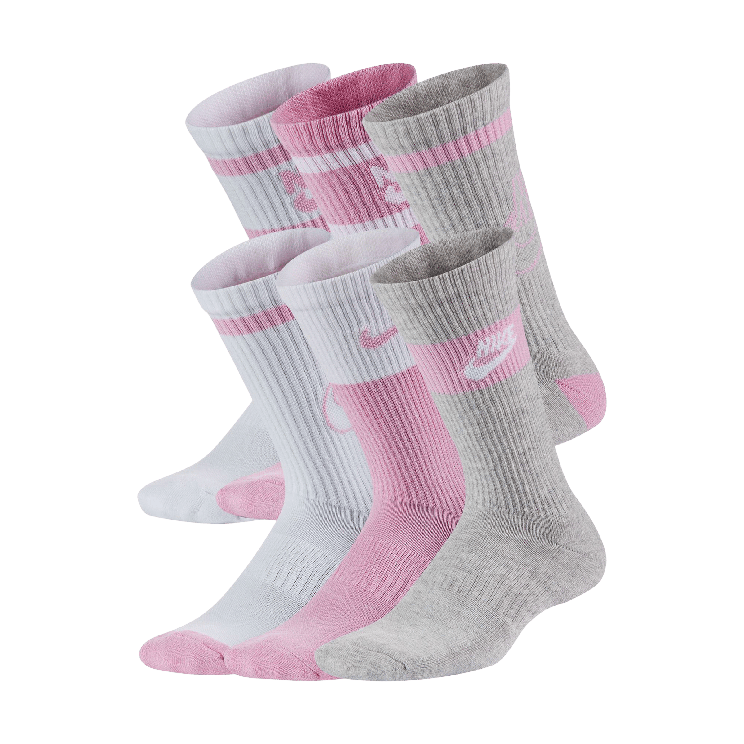 Kids Nike Everyday Cushioned (6pk) Crew Socks