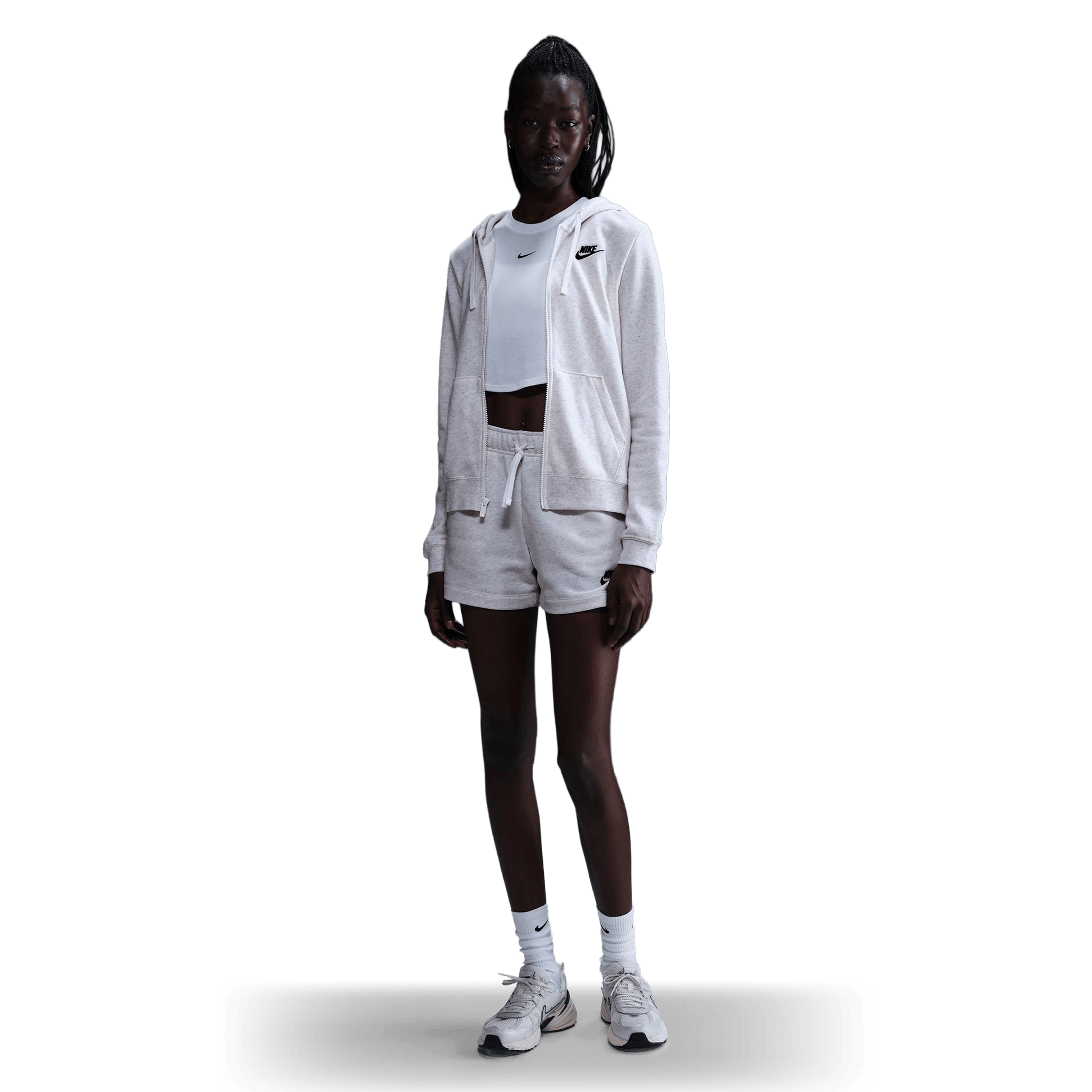 Womens Nike Sportswear Club Fleece Full-Zip Hoodie