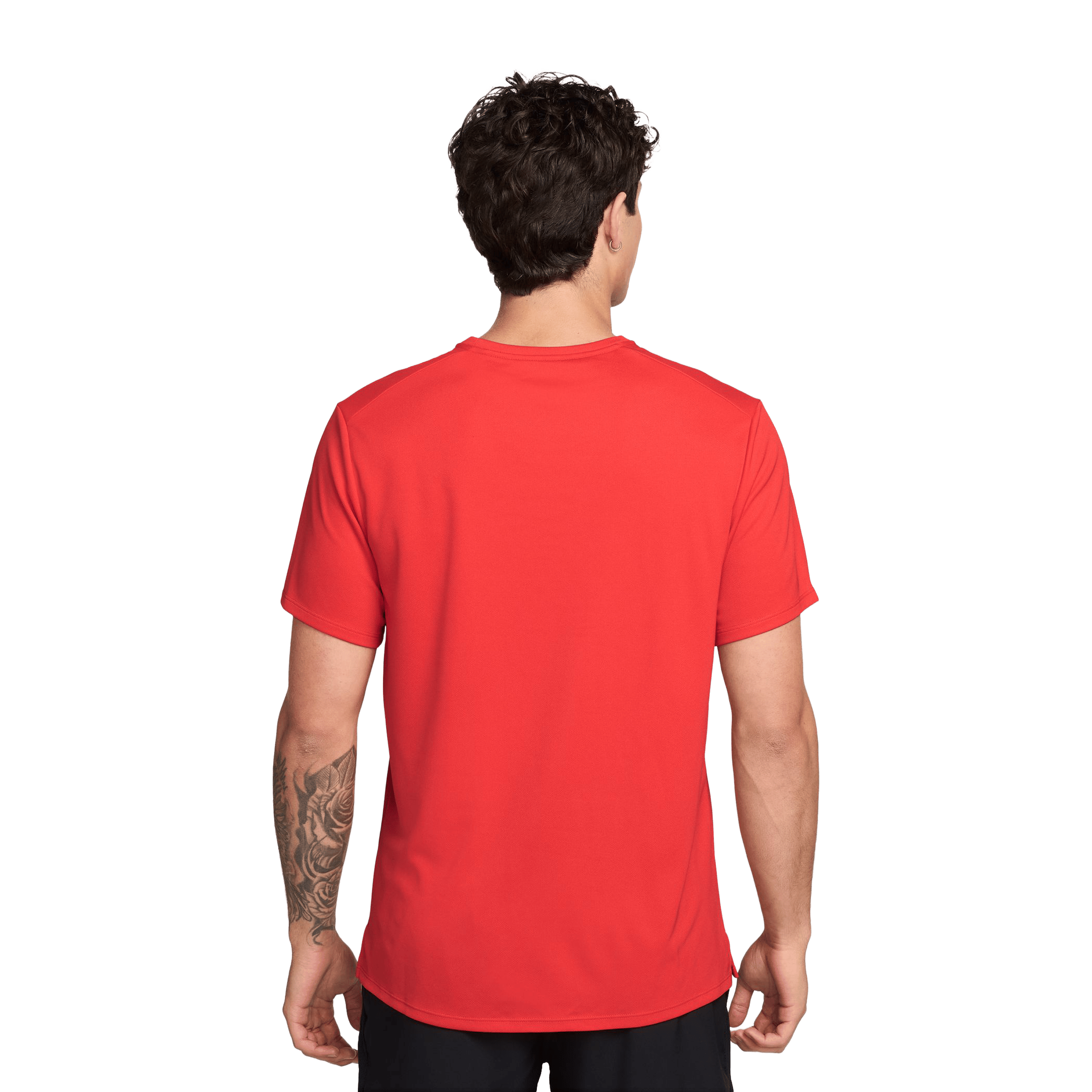 Mens Nike Miler Dri-FIT UV Short-Sleeve Running Top