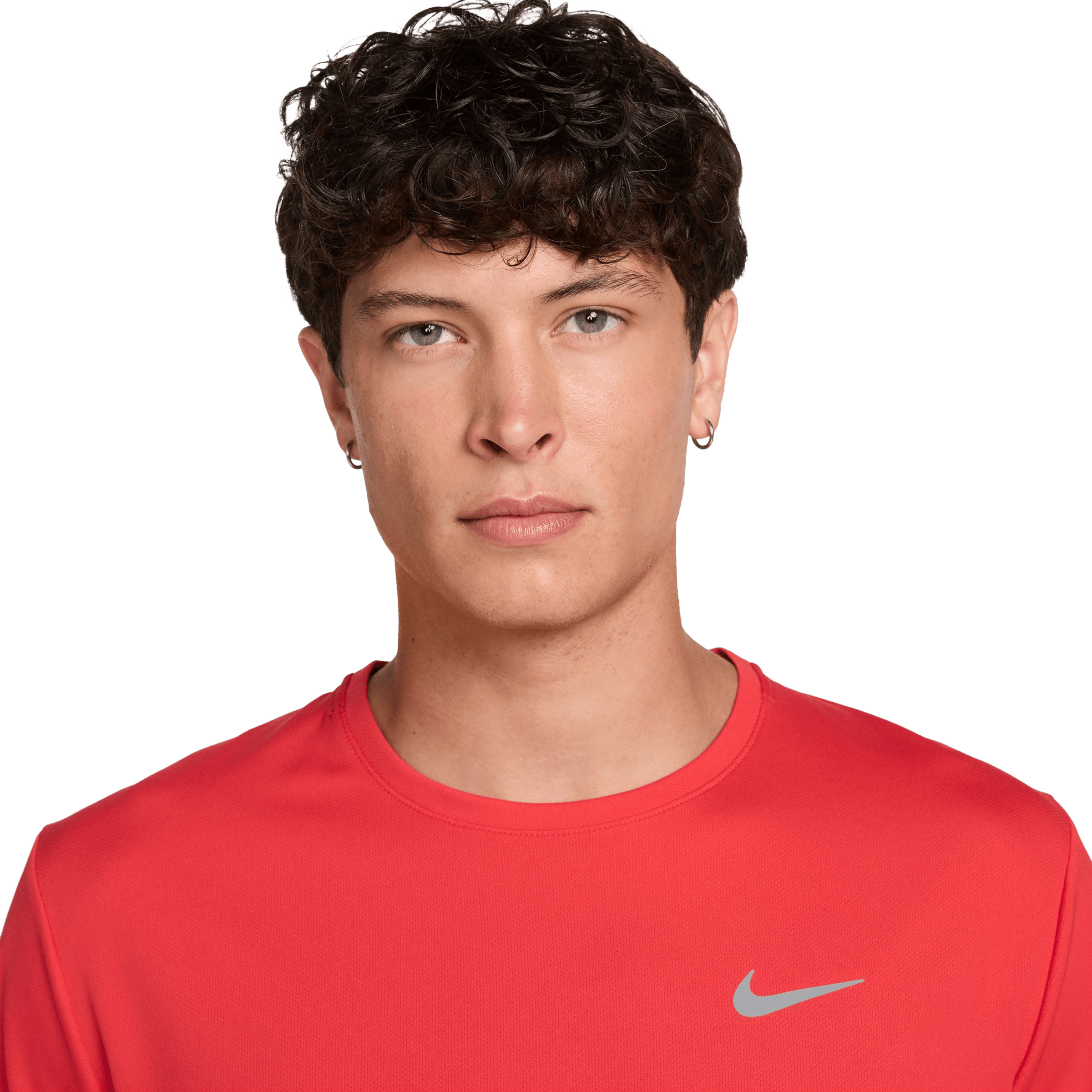 Mens Nike Miler Dri-FIT UV Short-Sleeve Running Top