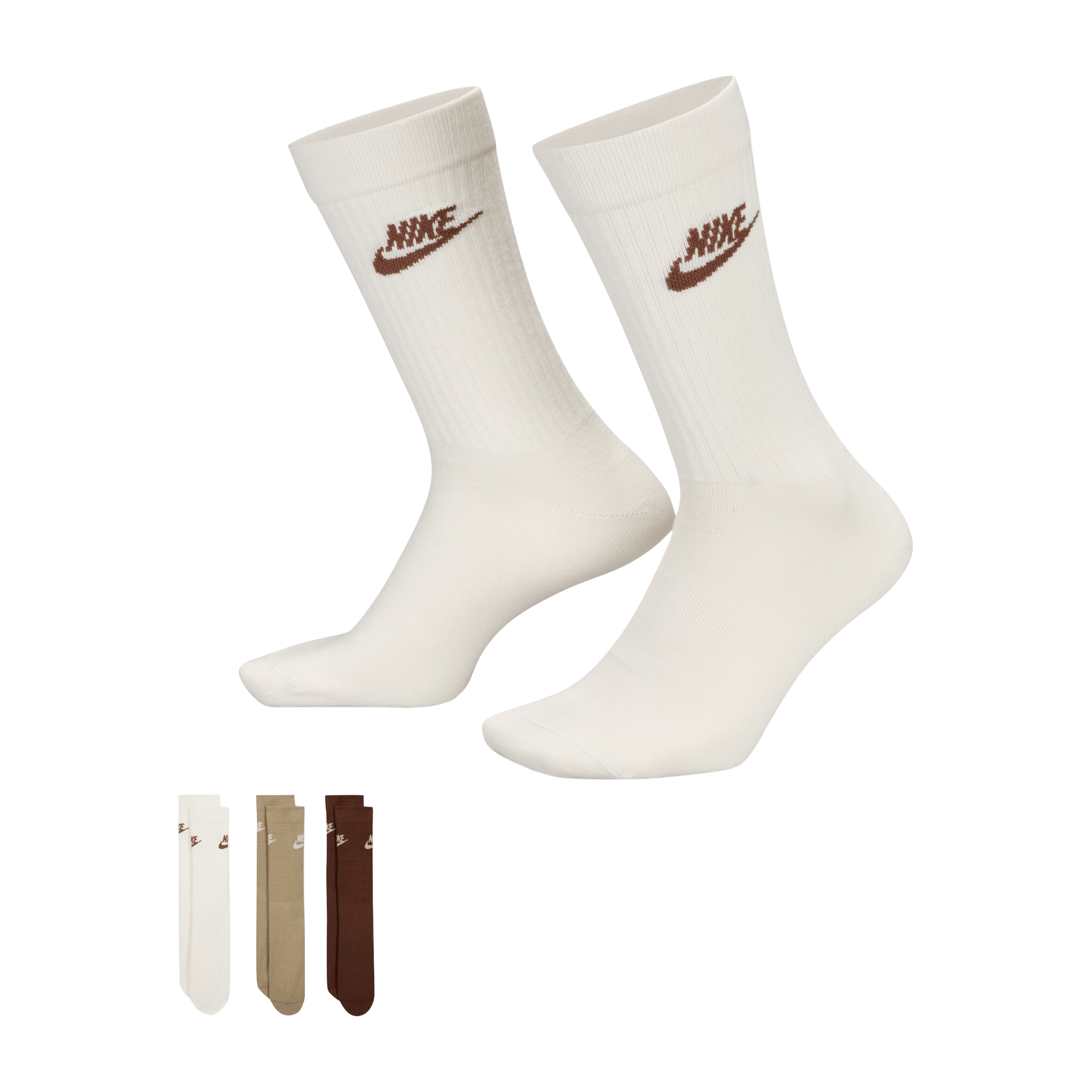 Unisex Nike (3pk) Sportswear Everyday Essential Crew Socks