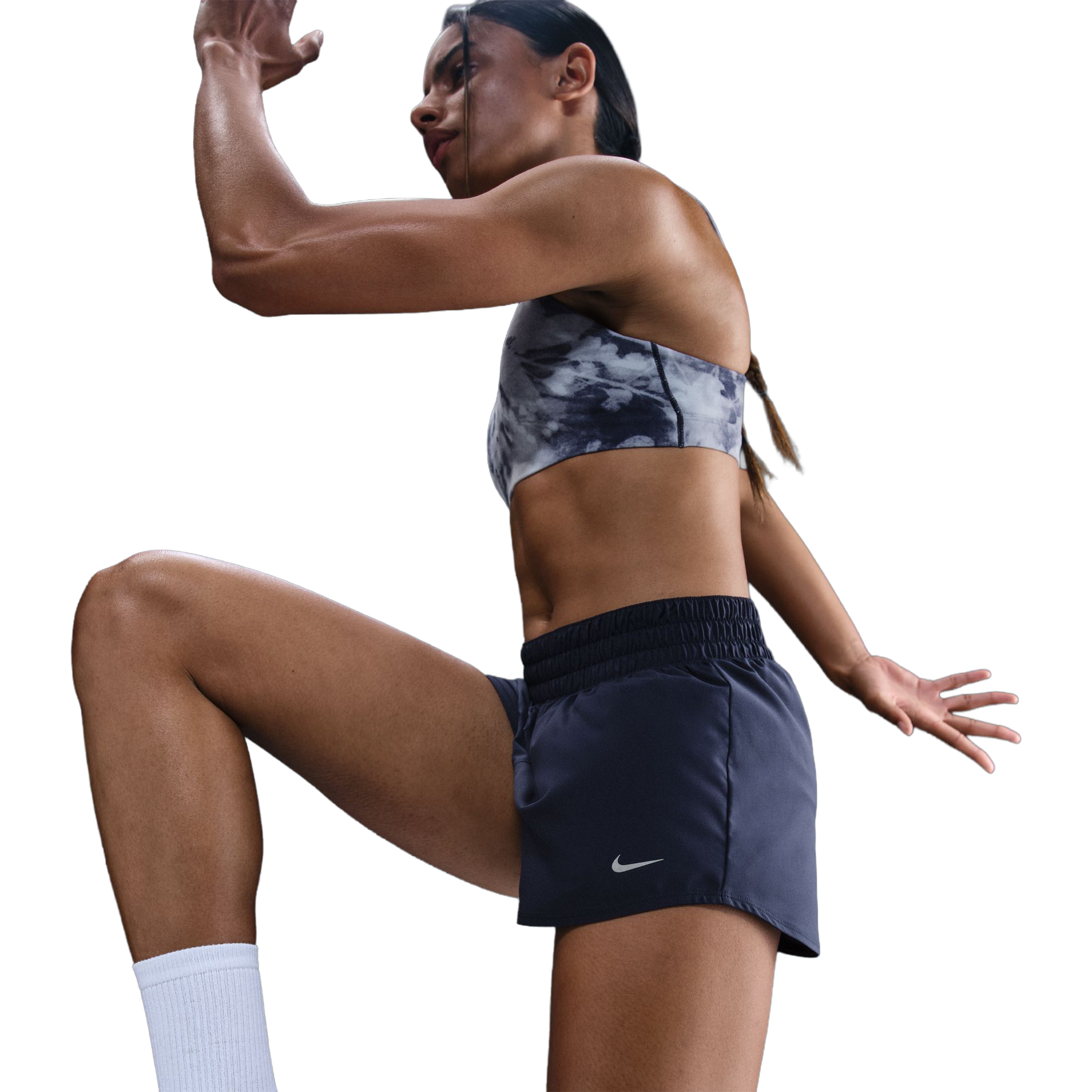 Nike One Dri-FIT Mid-Rise (3") Brief-Lined Shorts