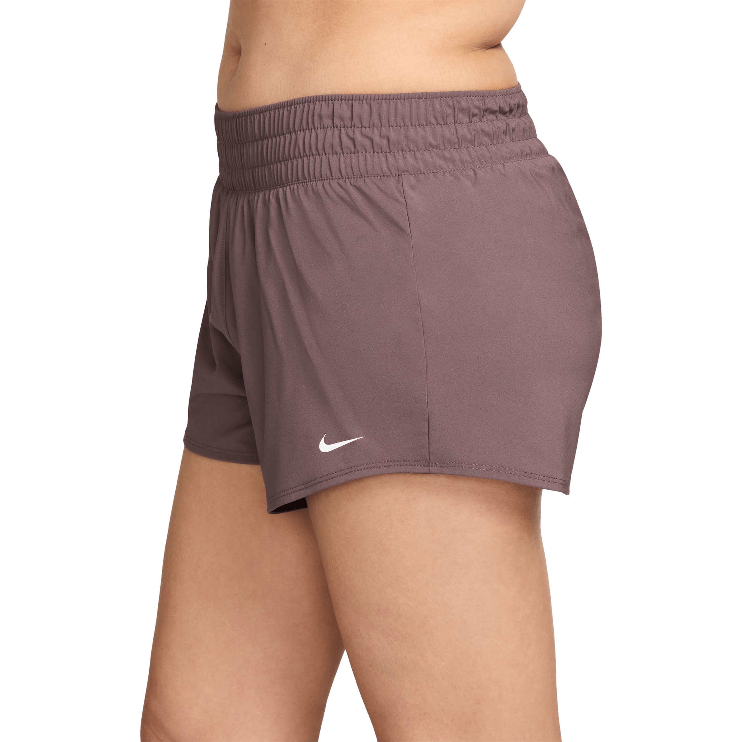 Womens Nike One Dri-FIT Mid-Rise (3") Brief-Lined Shorts