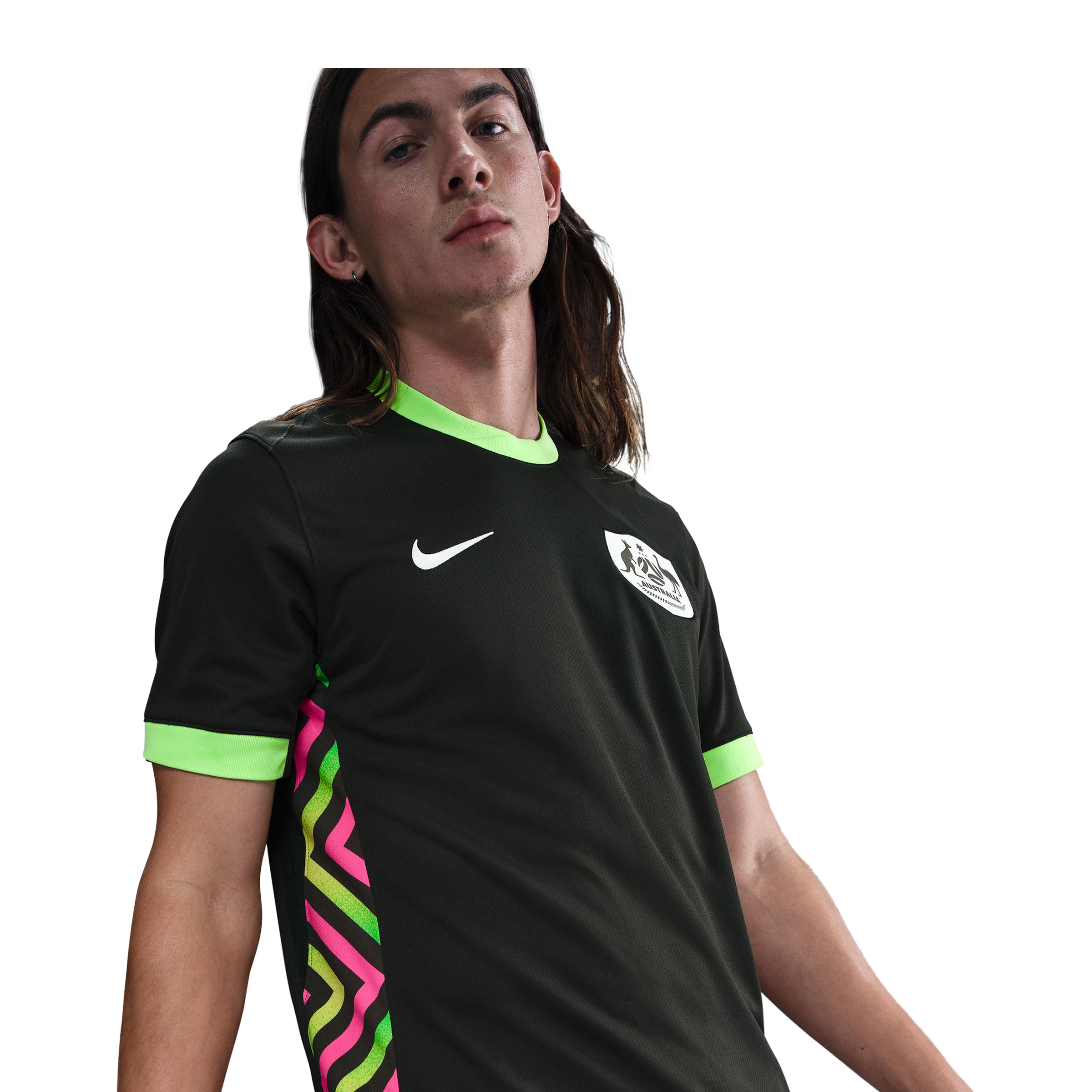 Nike Australia 2025/26 Stadium Away Dri-FIT Football Replica Shirt