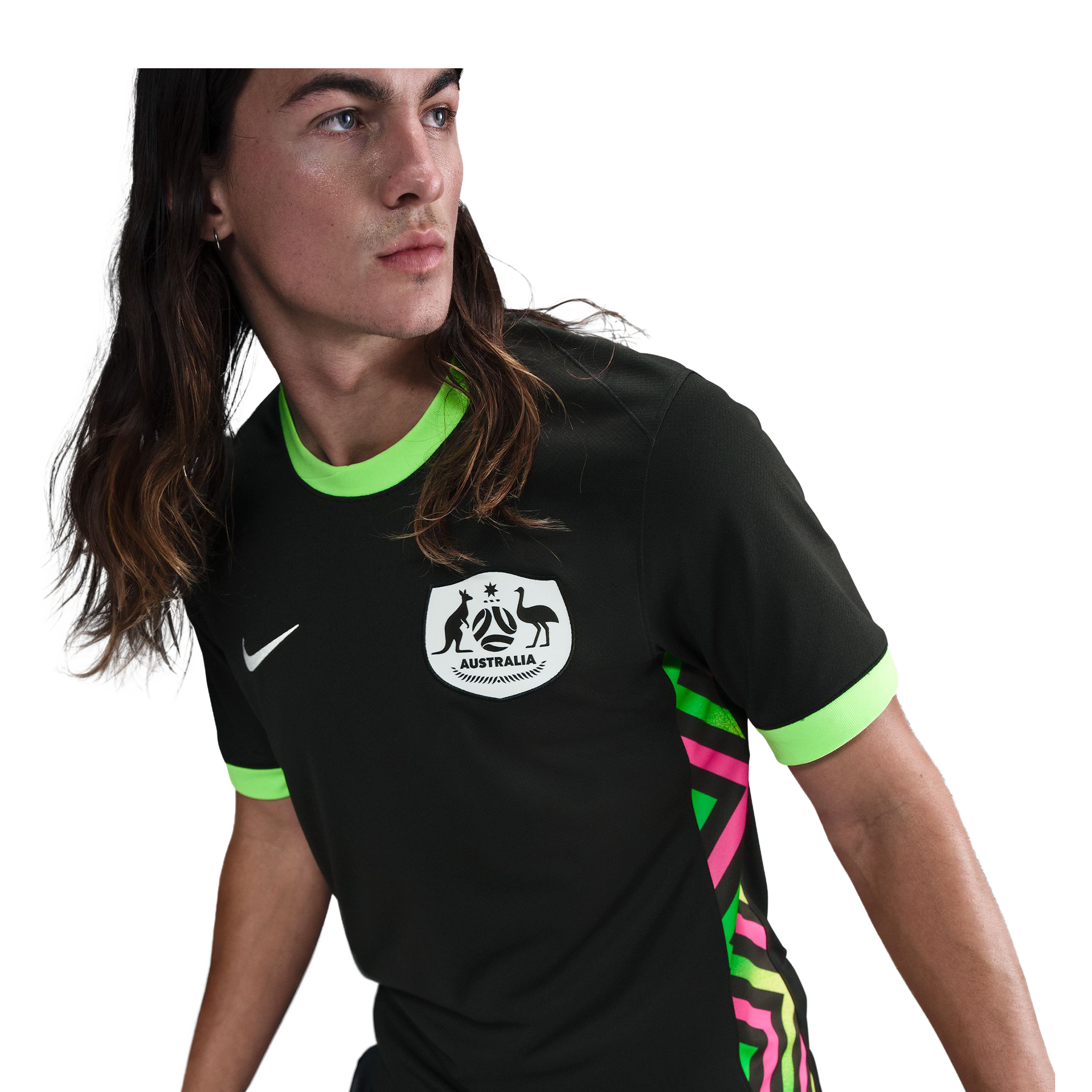 Nike Australia 2025/26 Stadium Away Dri-FIT Football Replica Shirt