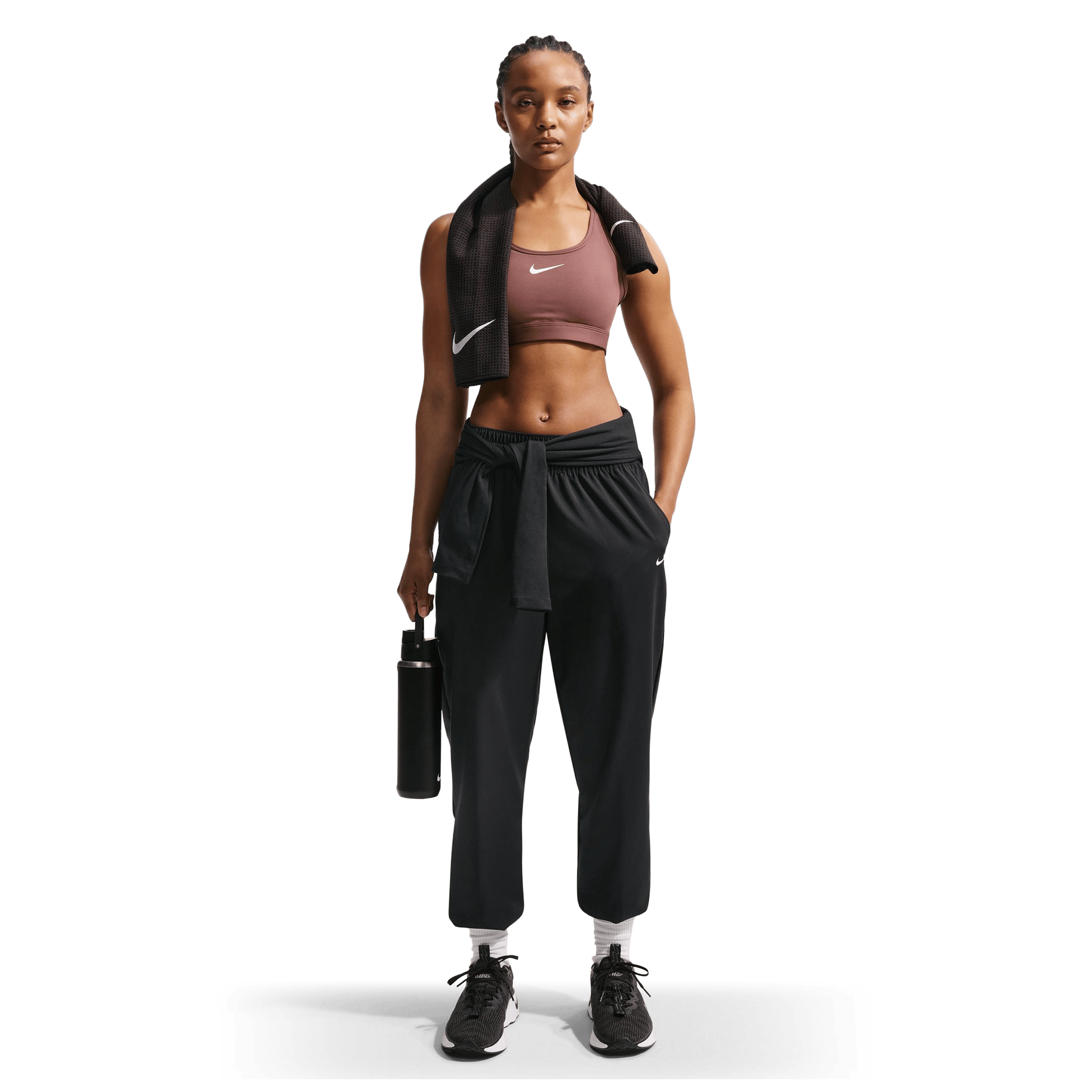 Womens Nike One Dri-FIT High-Waisted 7/8 Joggers