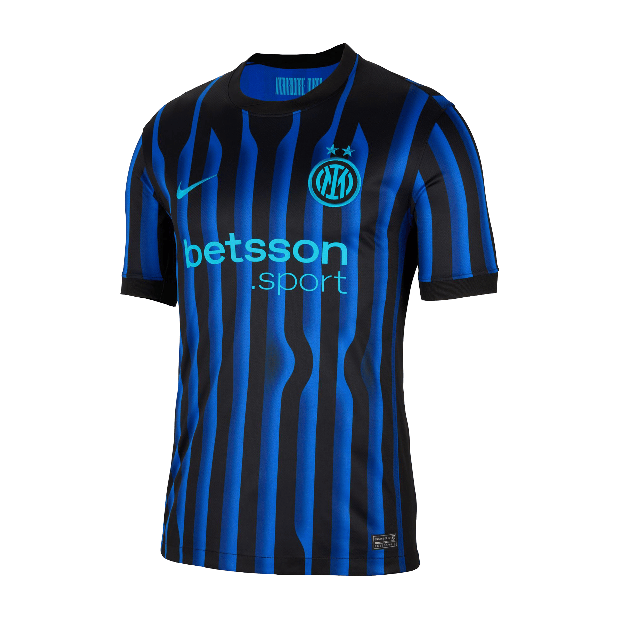 Mens Nike Inter Milan 25/26 Stadium Home Replica Football Jersey