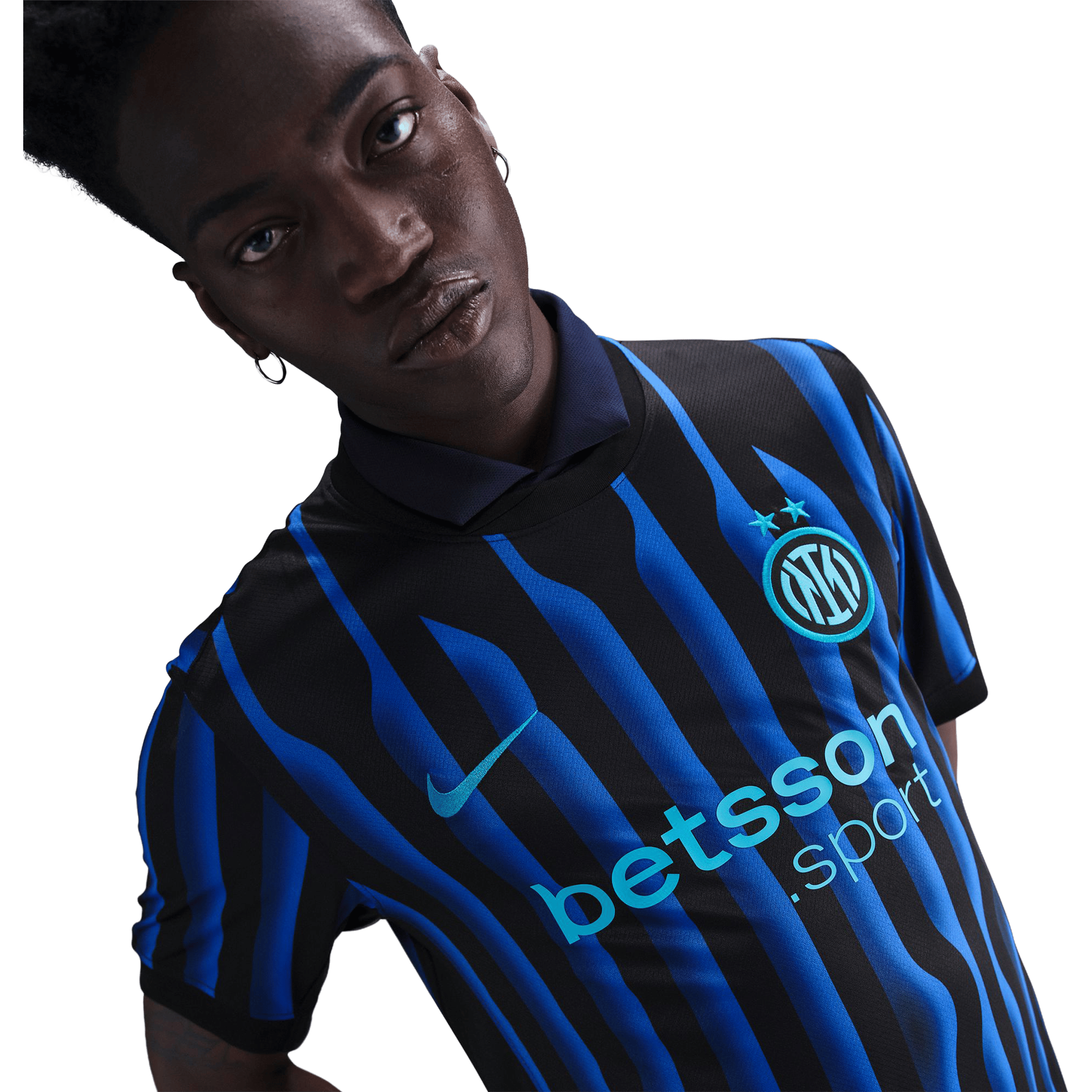 Mens Nike Inter Milan 25/26 Stadium Home Replica Football Jersey