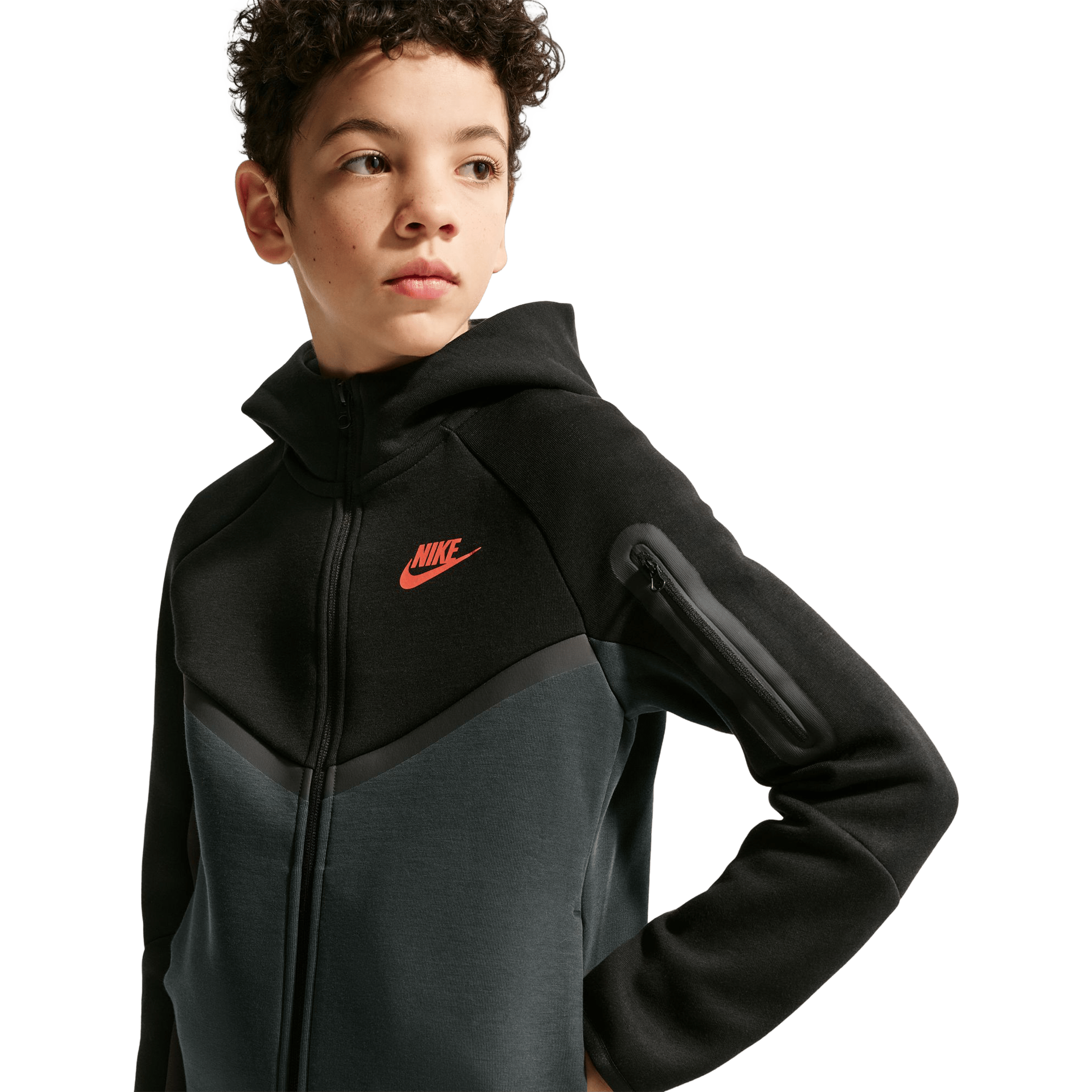 Kids Nike Sportswear Tech Fleece Full-Zip Hoodie