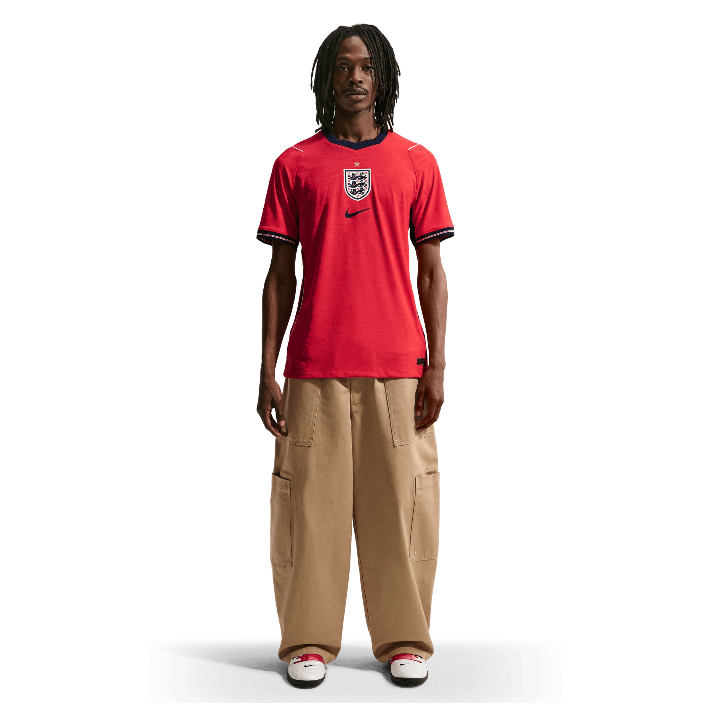 Mens Nike England 26 Match Away Authentic Football Jersey