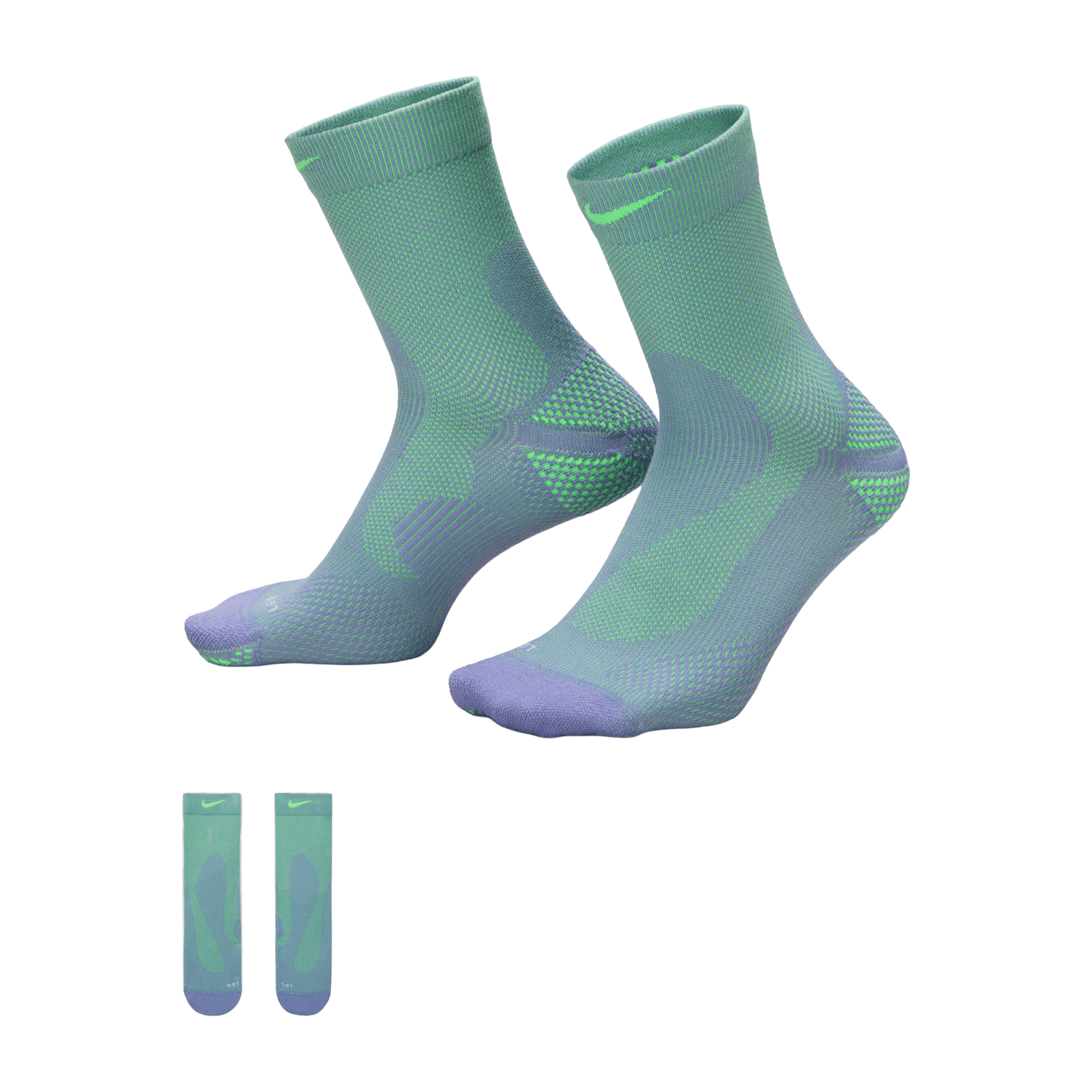 Unisex Nike Running Lightweight Micro Crew Socks