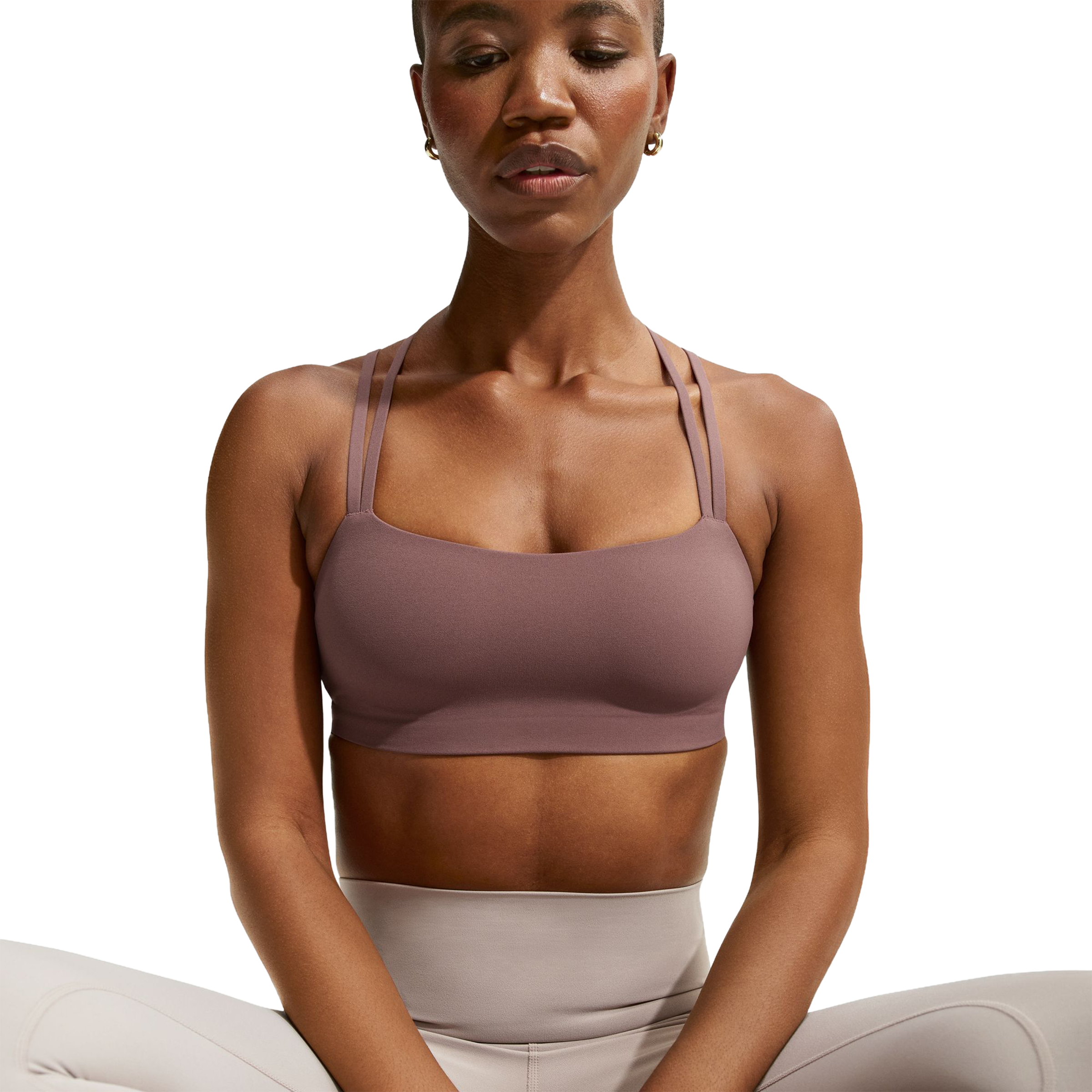 Nike Zenvy Strappy Light-Support Padded Sports Bra