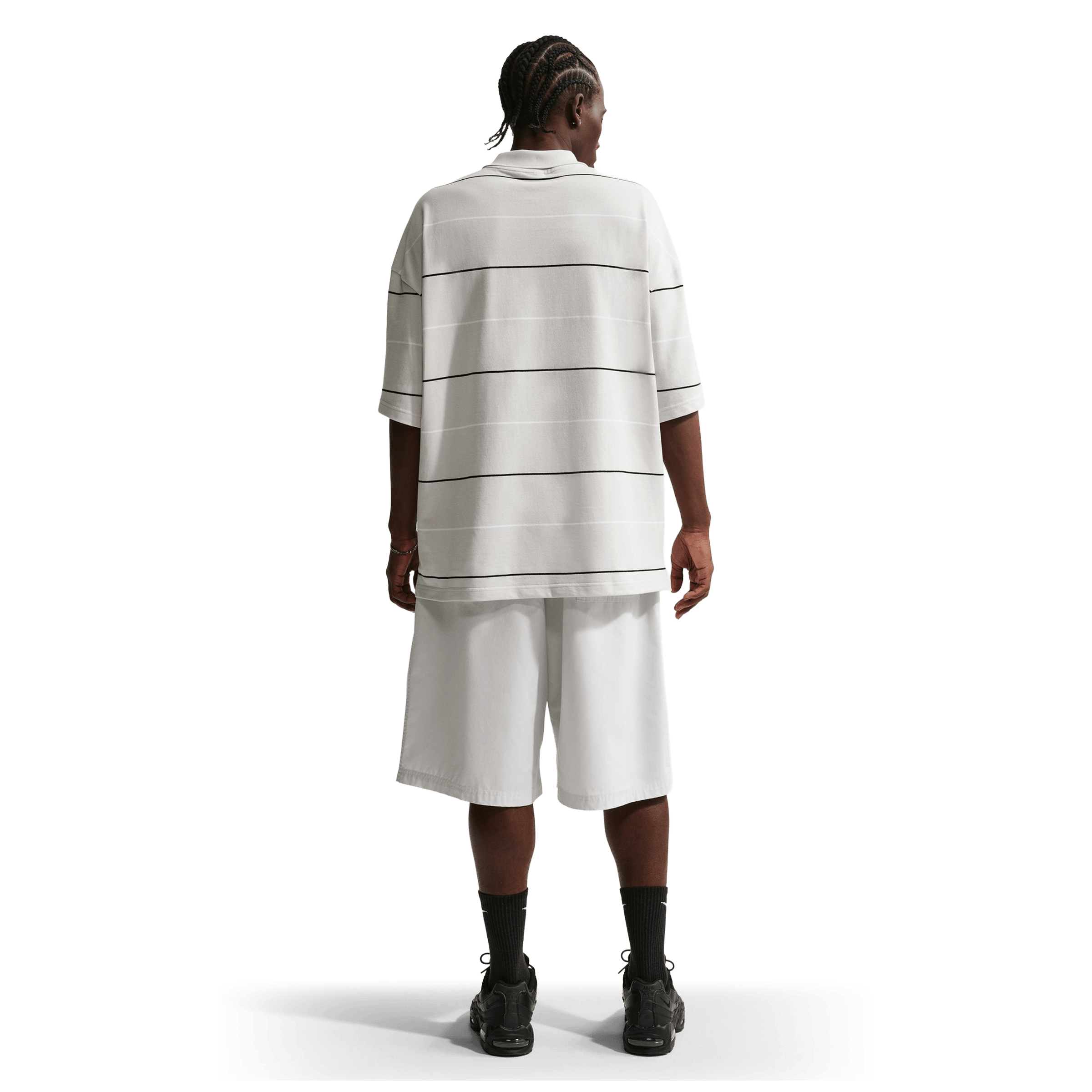 Mens Nike Sportswear Club Striped Polo