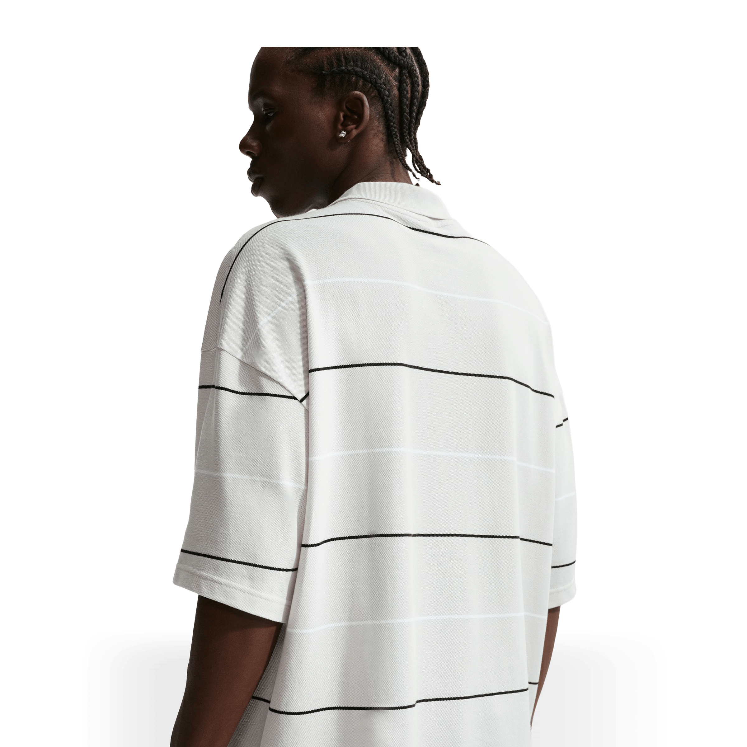 Mens Nike Sportswear Club Striped Polo