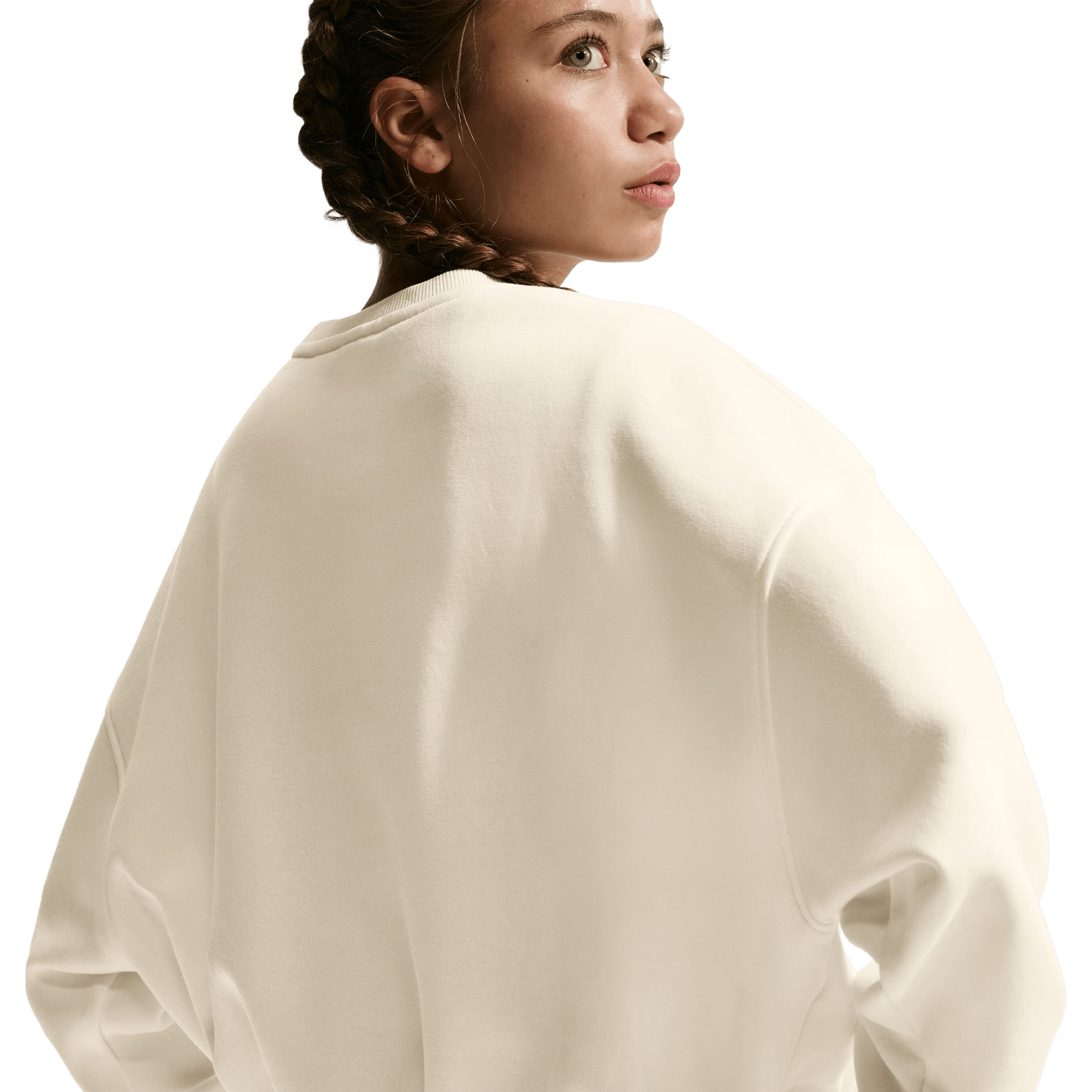 Kids Nike Sportswear Club Fleece Boxy Crew-Neck Sweatshirt