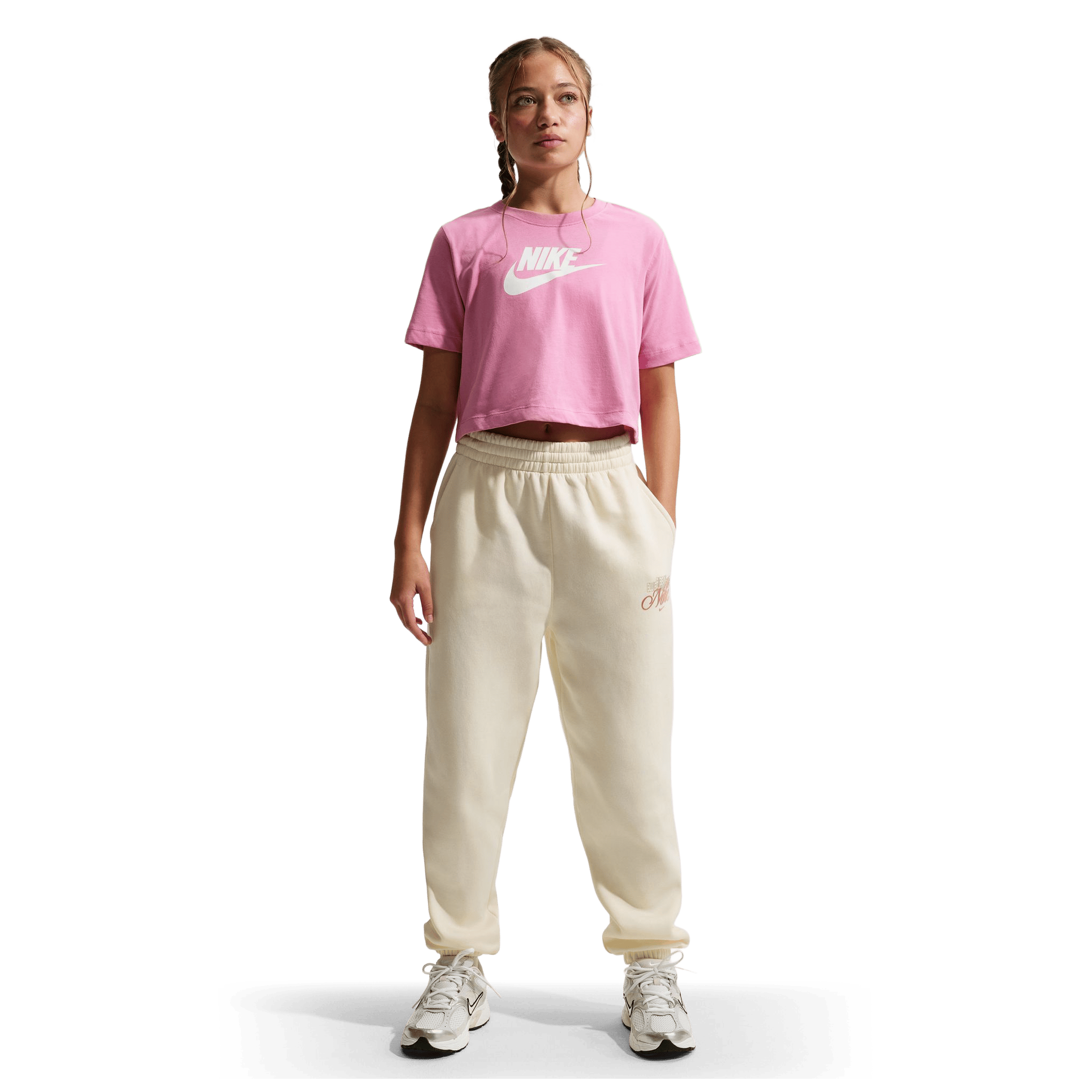 Kids Nike Sportswear Club Fleece Loose Graphic Trousers