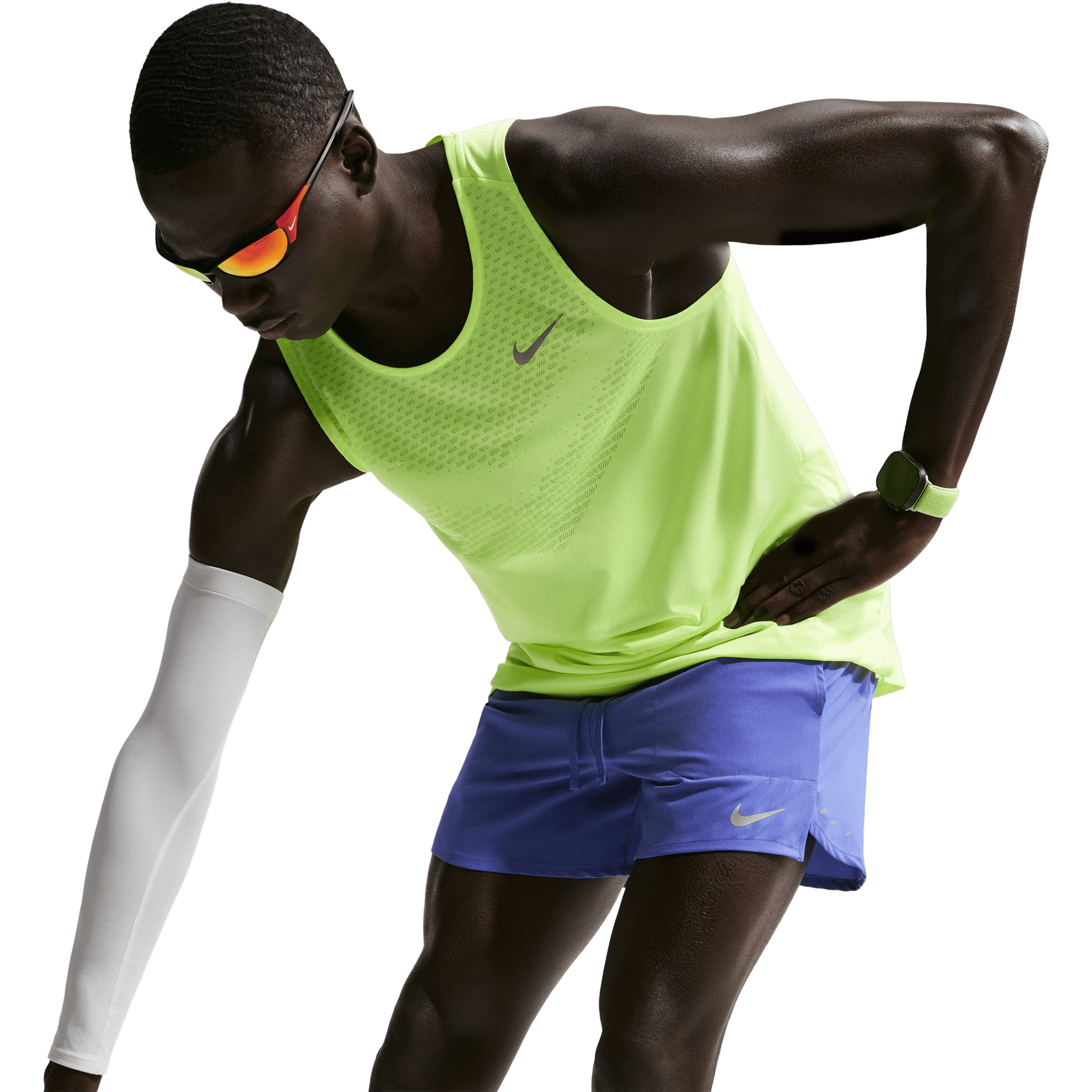 Mens Nike Stride Dri-FIT 5" Brief-Lined Running Shorts