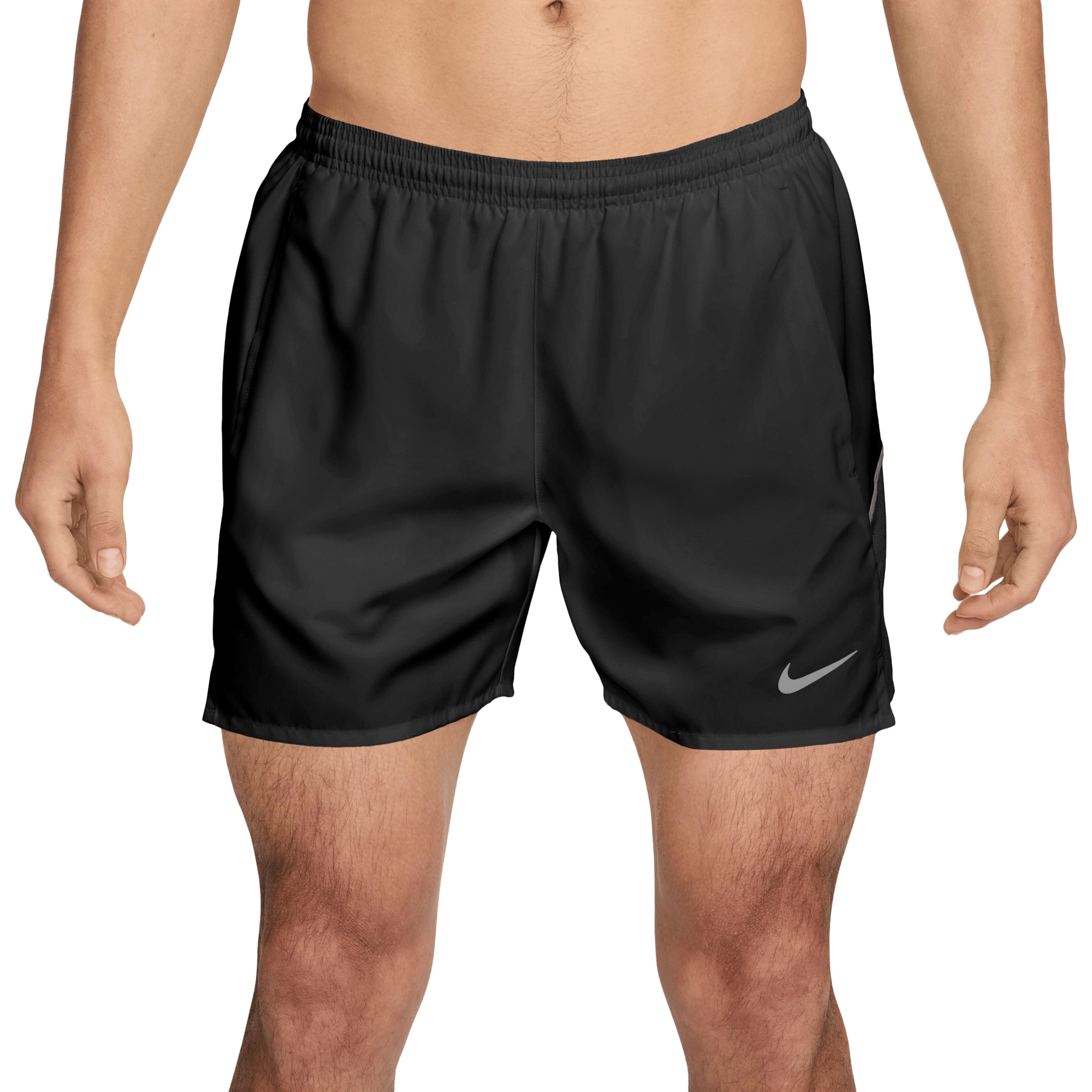 Mens Nike Dri-FIT Miler Brief-Lined 5" Running Shorts