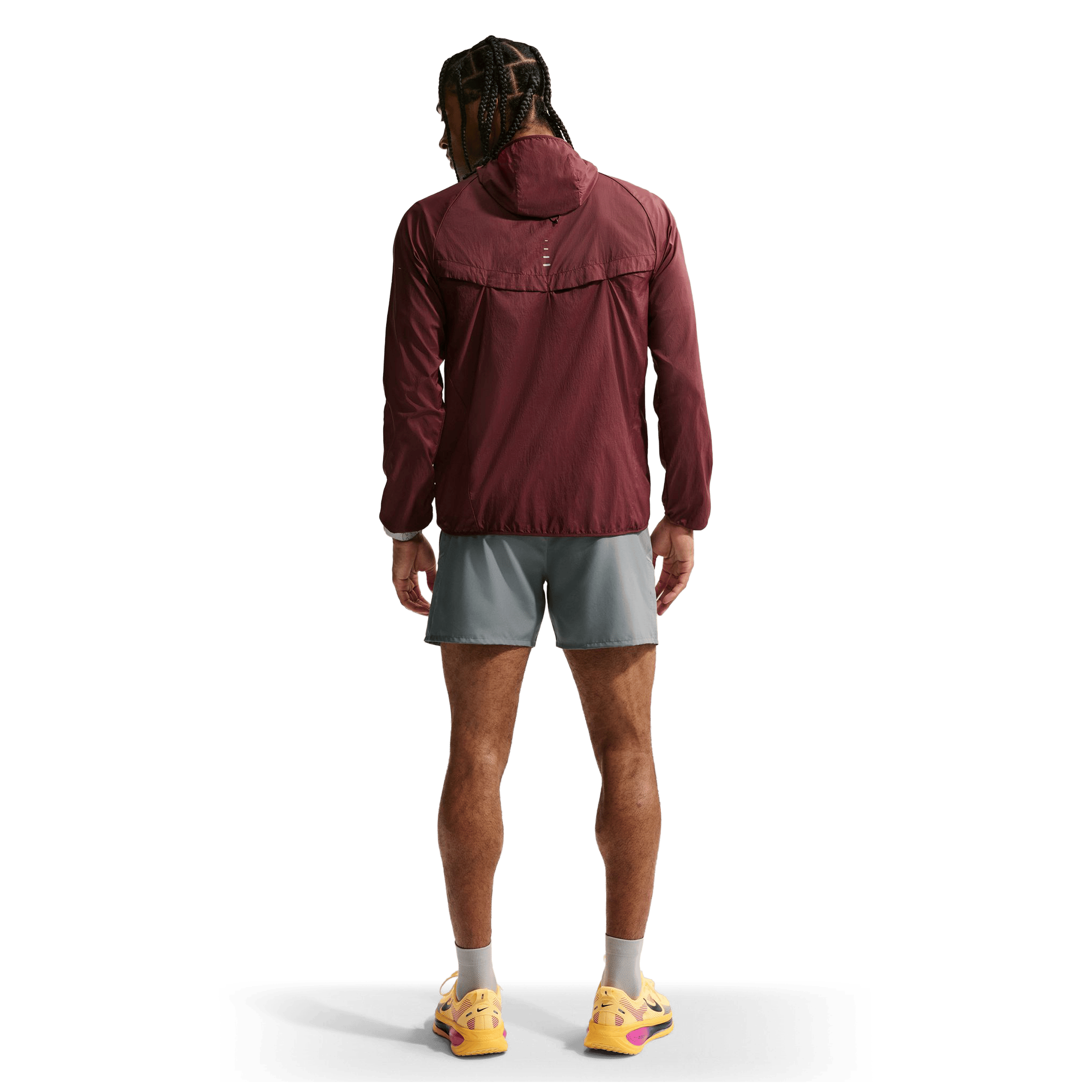 Mens Nike Dri-FIT Miler Brief-Lined 5" Running Shorts