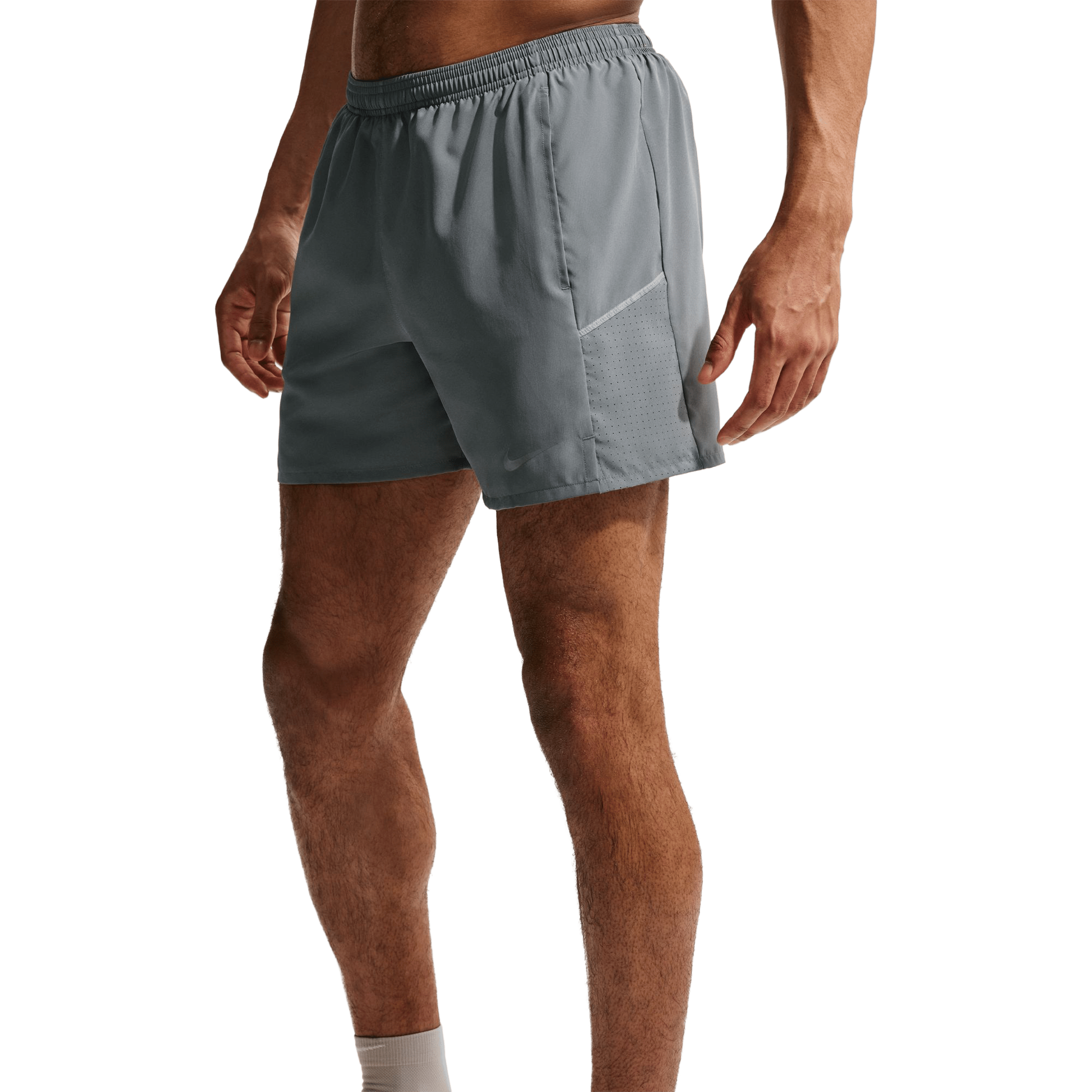 Mens Nike Dri-FIT Miler Brief-Lined 5" Running Shorts