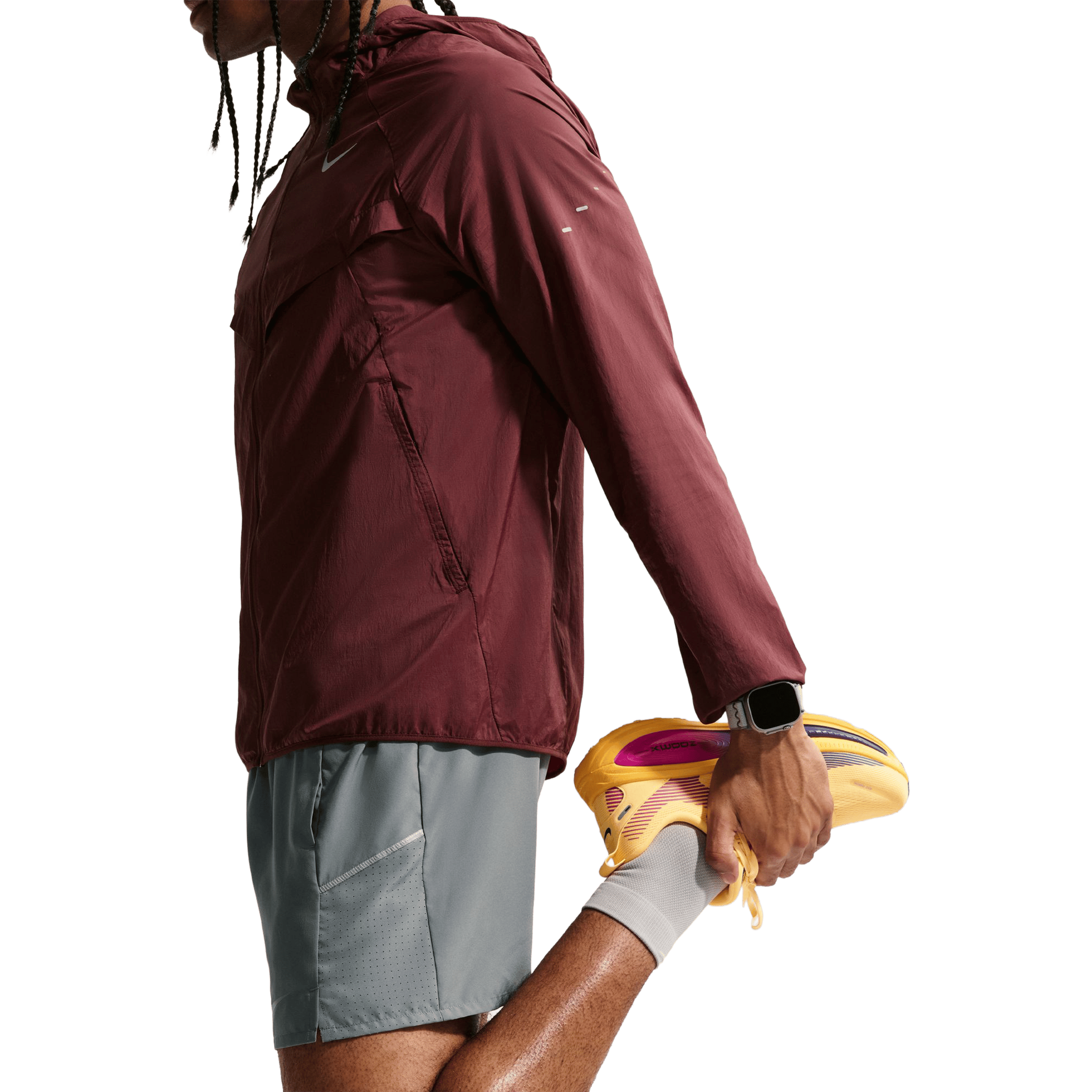 Mens Nike Dri-FIT Miler Brief-Lined 5" Running Shorts