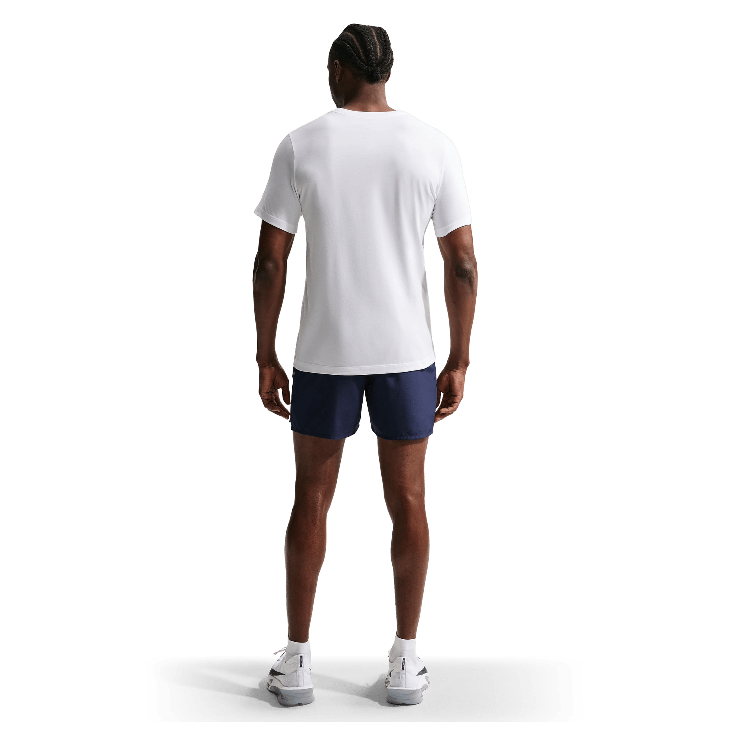 Mens Nike Dri-FIT Miler Brief-Lined 5" Running Shorts