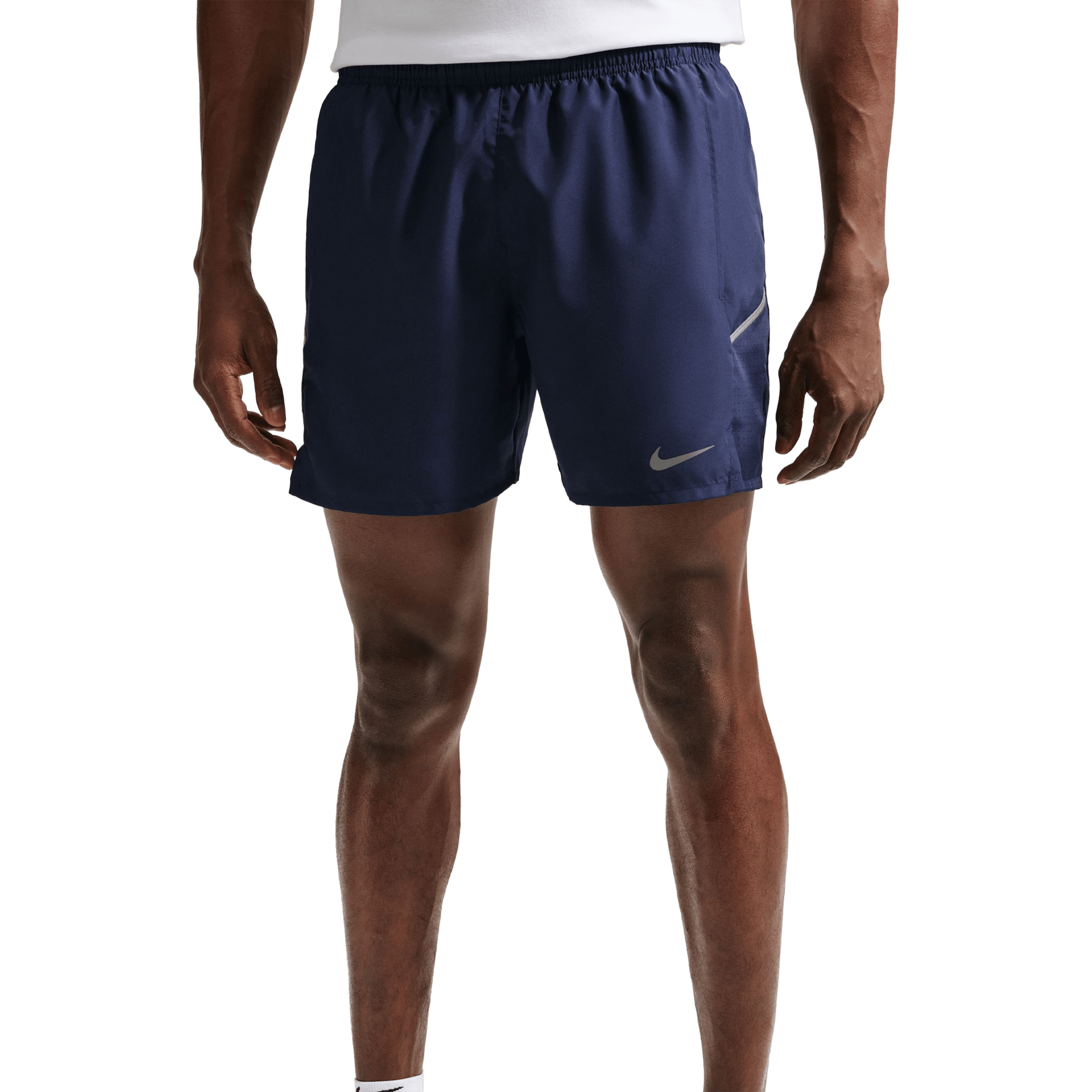 Mens Nike Dri-FIT Miler Brief-Lined 5" Running Shorts