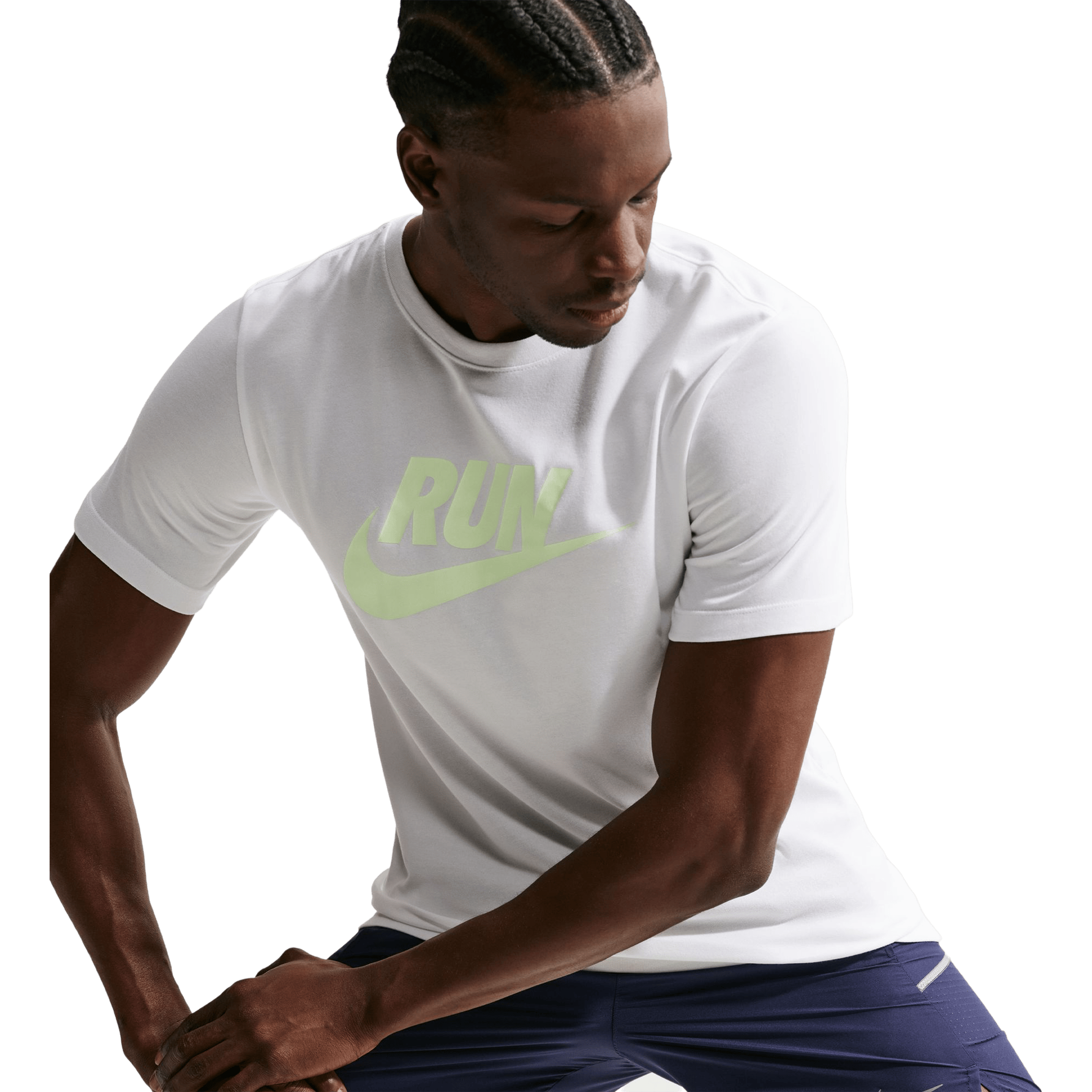 Mens Nike Dri-FIT Miler Brief-Lined 5" Running Shorts