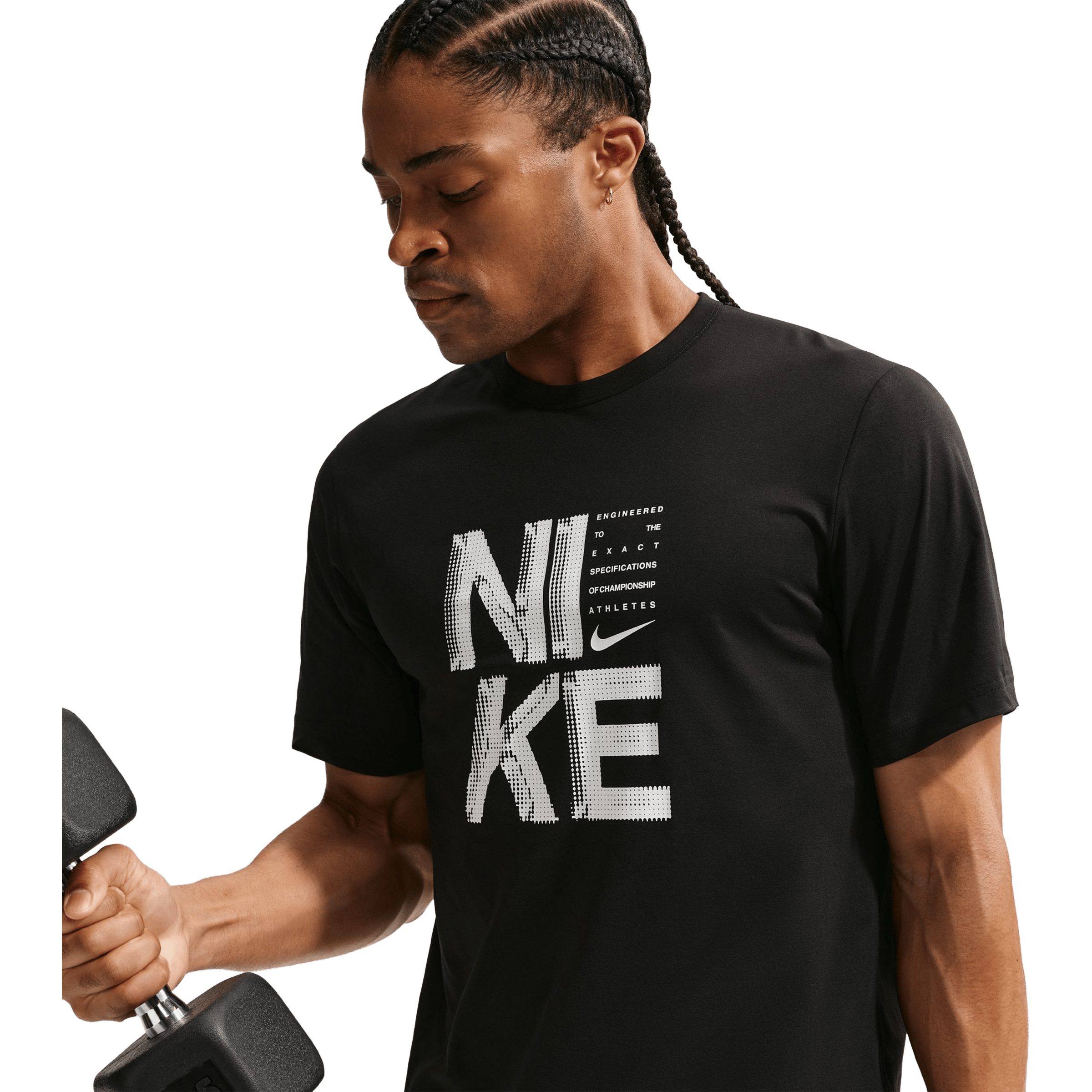 Mens Nike Dri-FIT Hyverse GFX Fill Short-Sleeve Tee