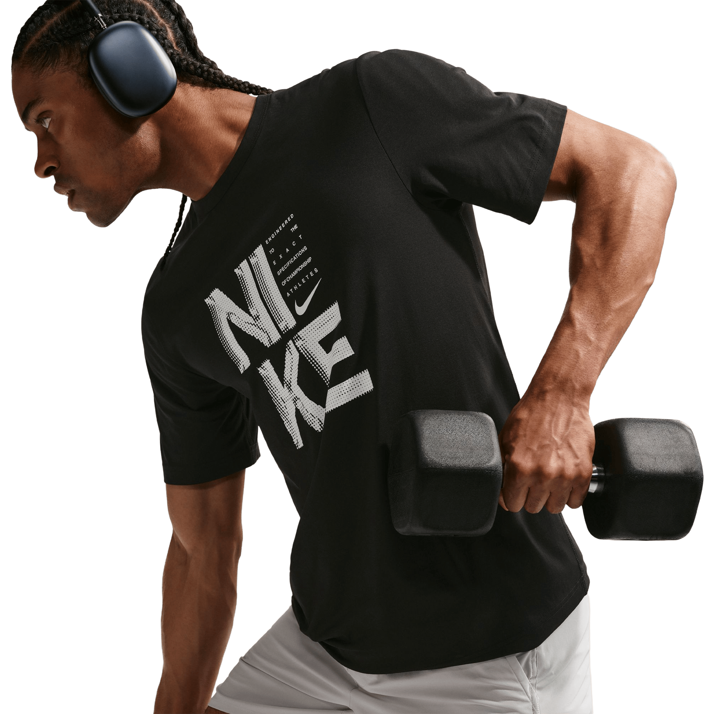 Mens Nike Dri-FIT Hyverse GFX Fill Short-Sleeve Tee