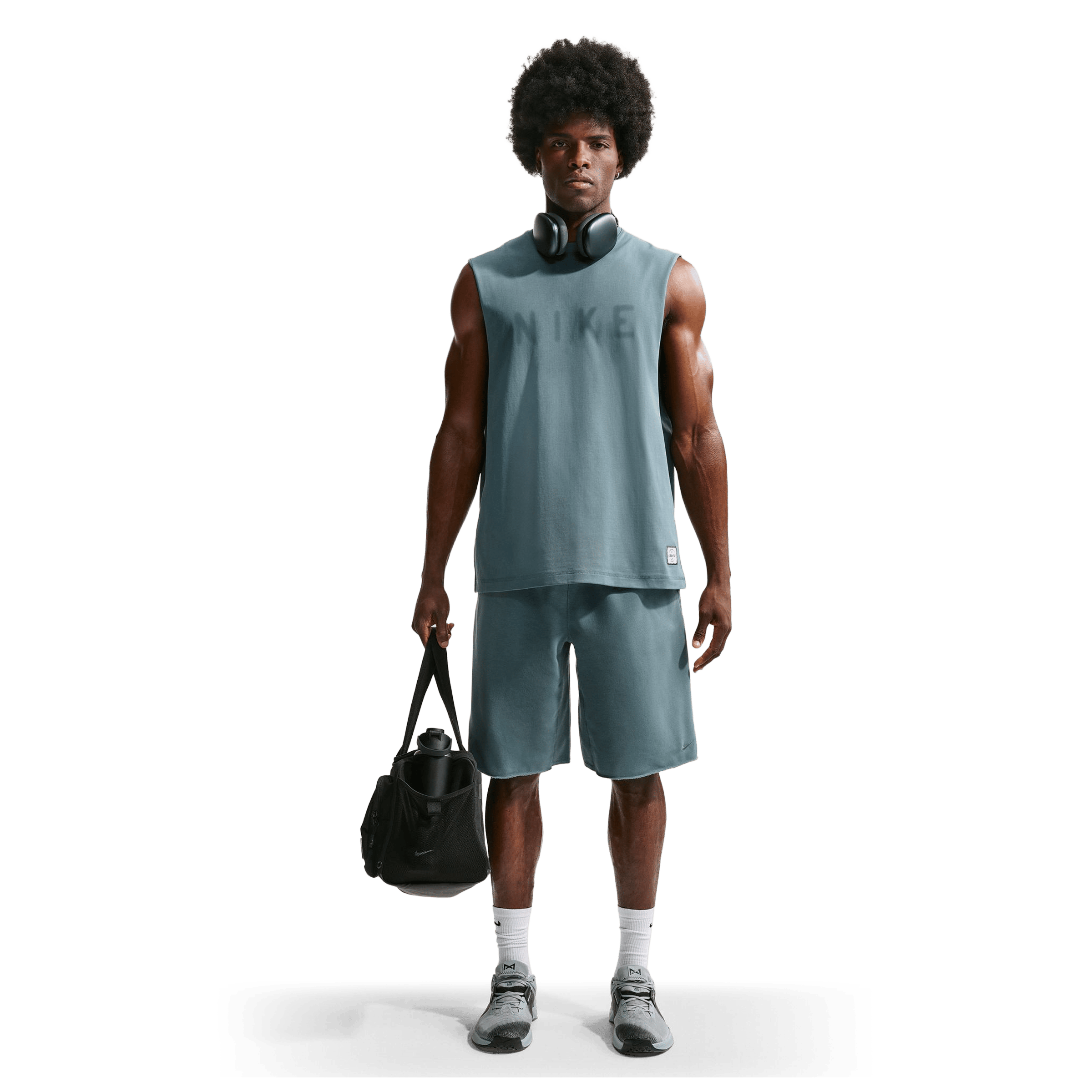 Mens Nike  NAC Dri-FIT Fleece Training 10" Shorts