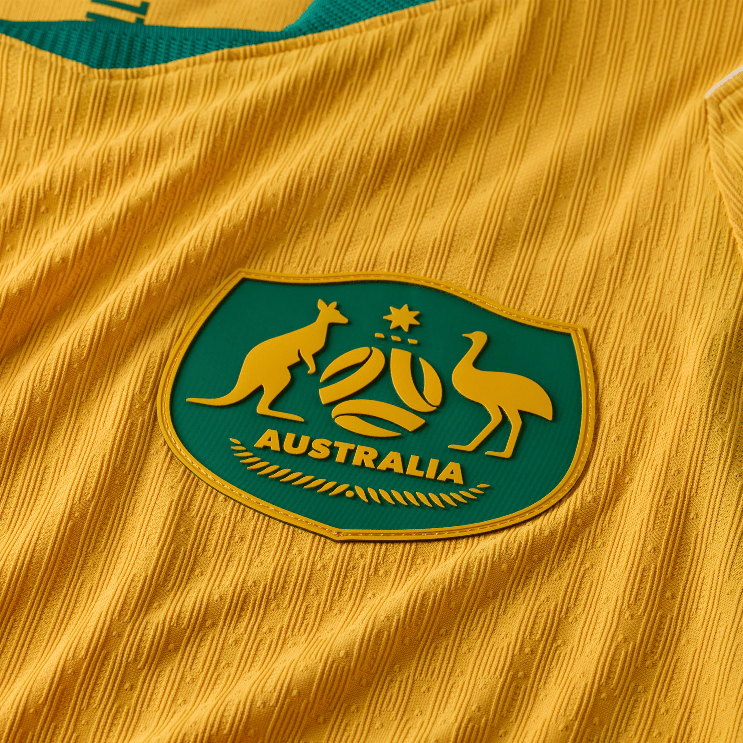 Mens Nike Australia 26/27 Match Home Authentic Football Jersey