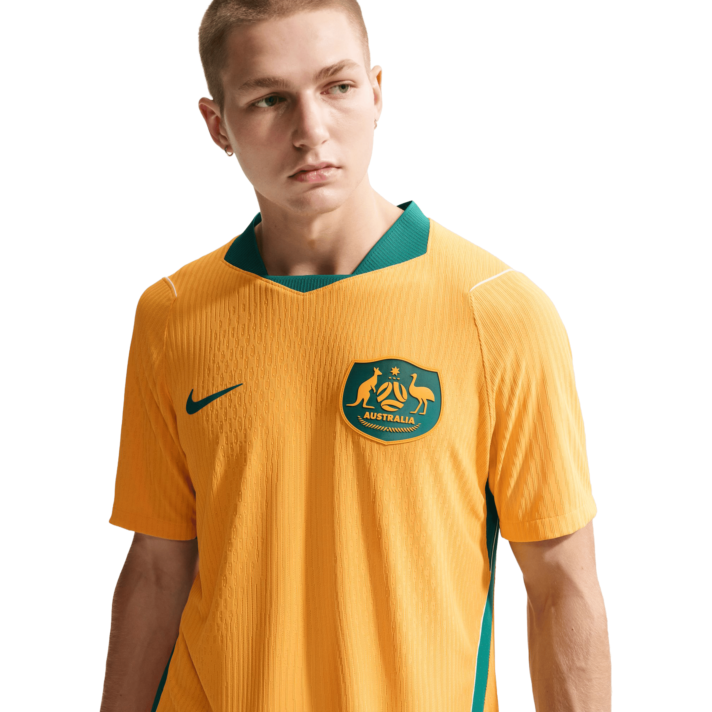 Mens Nike Australia 26/27 Match Home Authentic Football Jersey
