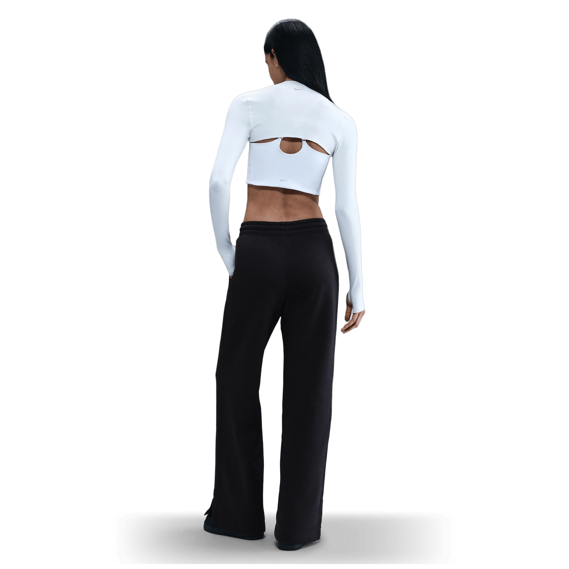 Womens Nike Sportswear Phoenix Fleece High-Waisted Wide-Leg Trousers