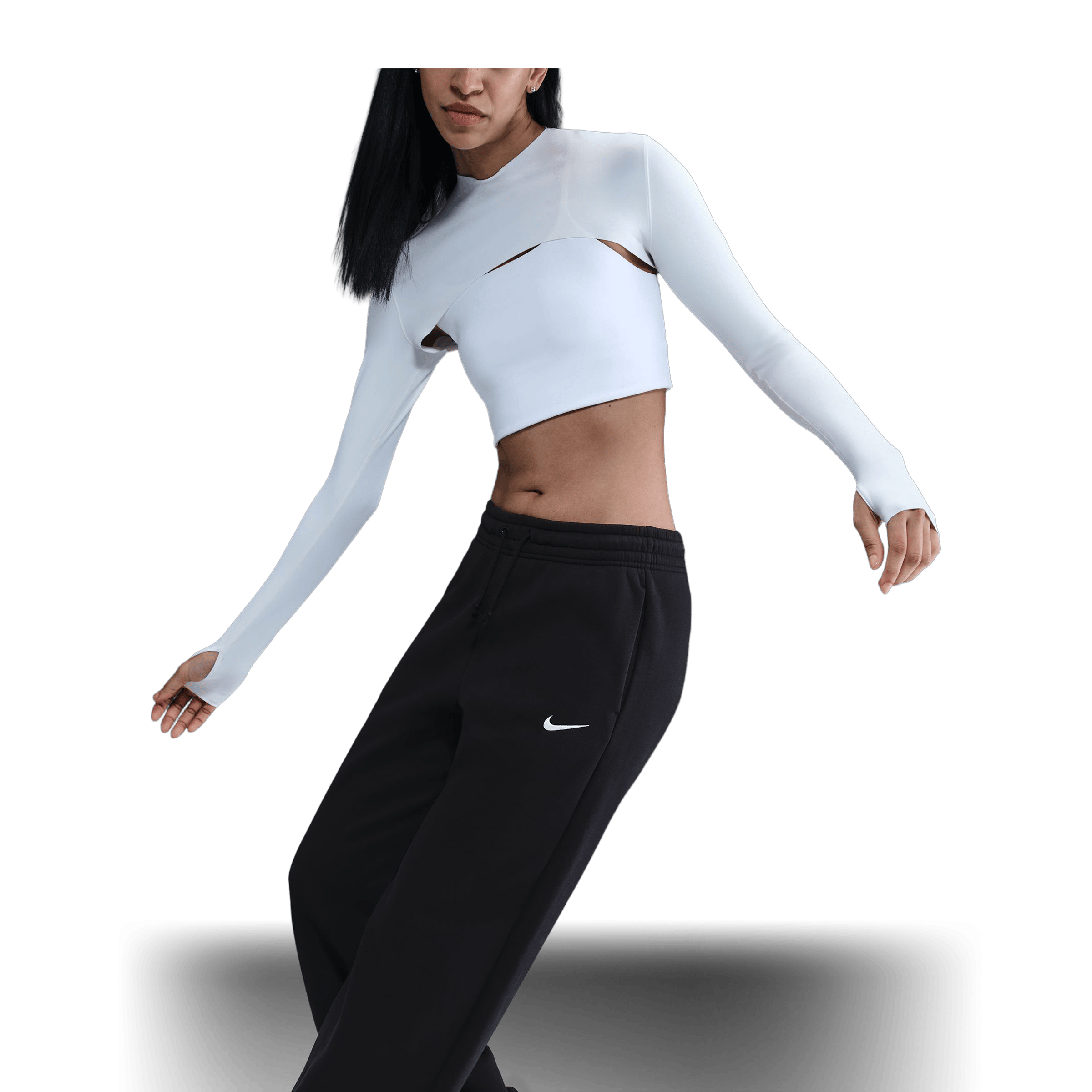 Womens Nike Sportswear Phoenix Fleece High-Waisted Wide-Leg Trousers