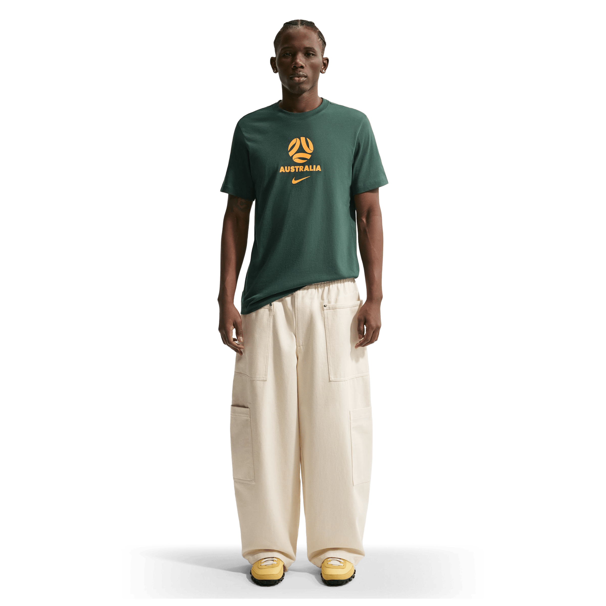 Mens Nike Australia Soccer Tee