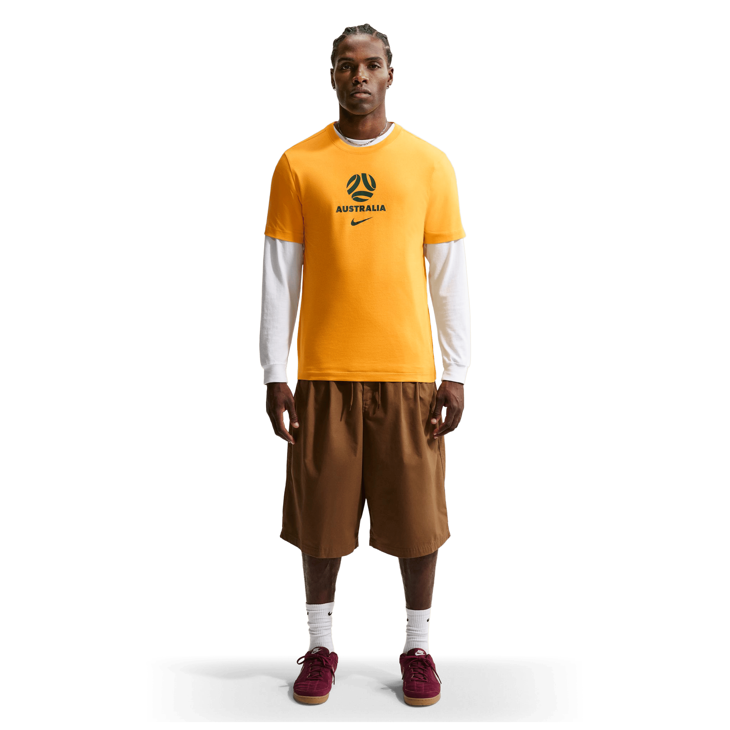 Mens Nike Australia Soccer Tee