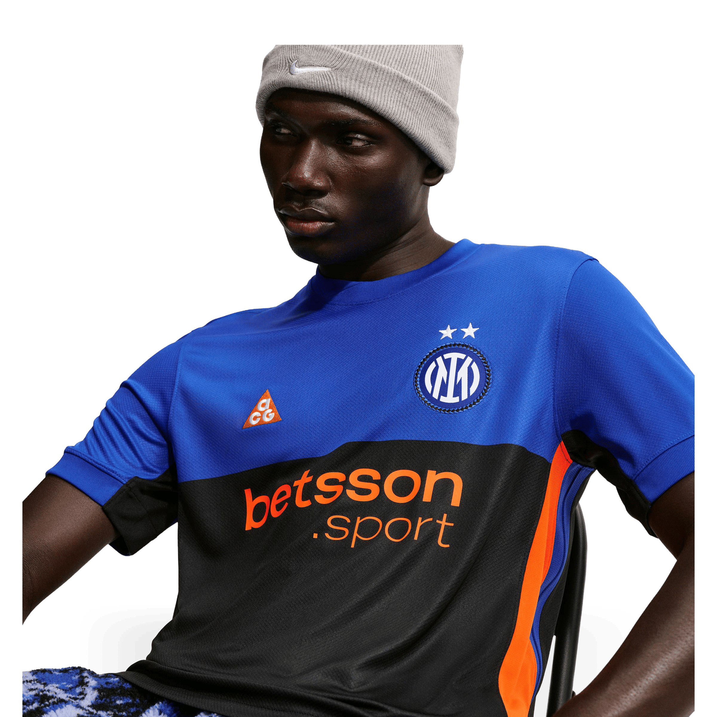 Mens Nike Inter Milan 2026 Stadium ACG Replica Football Jersey