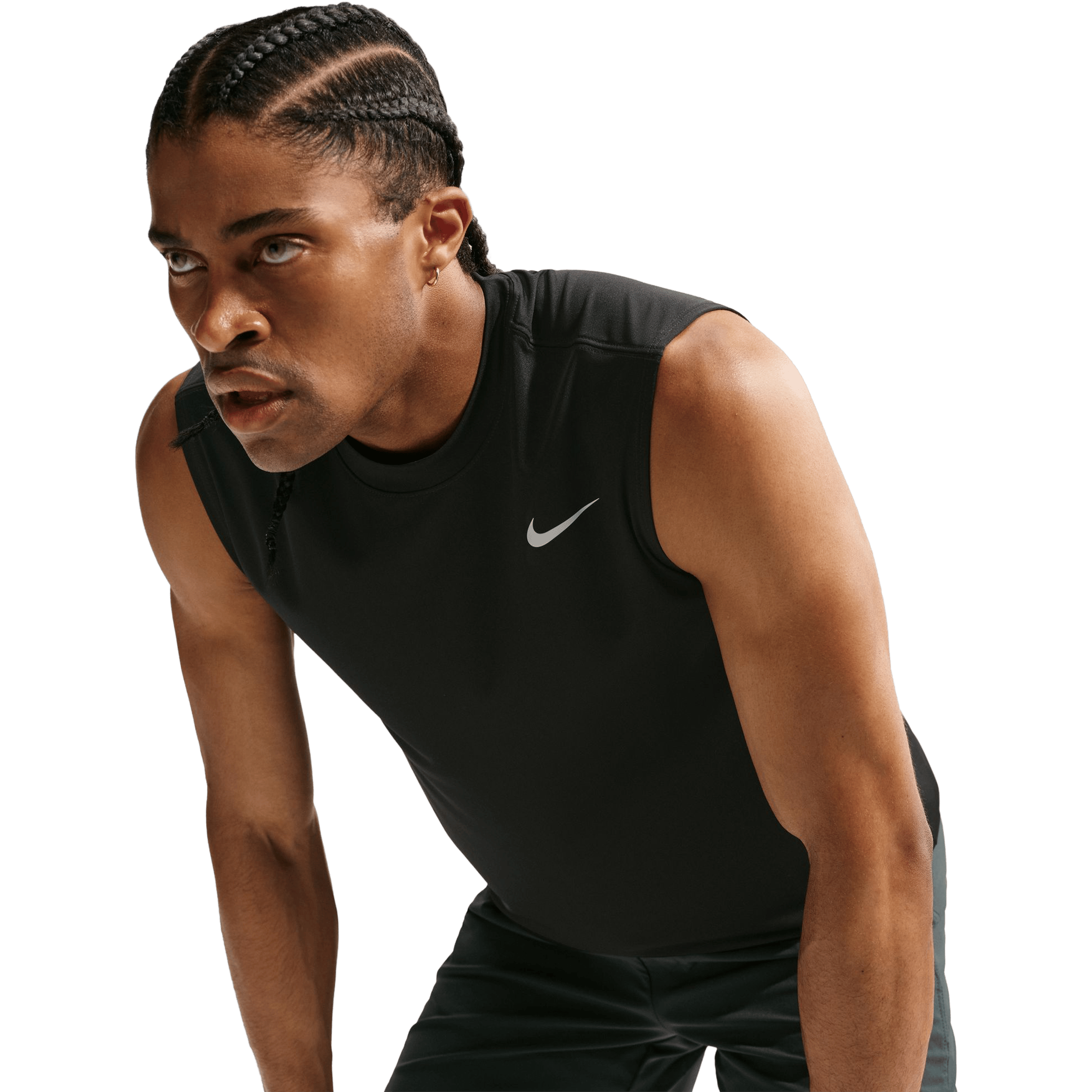 Mens Nike Dri-FIT Standard Sleeveless Flex Tee