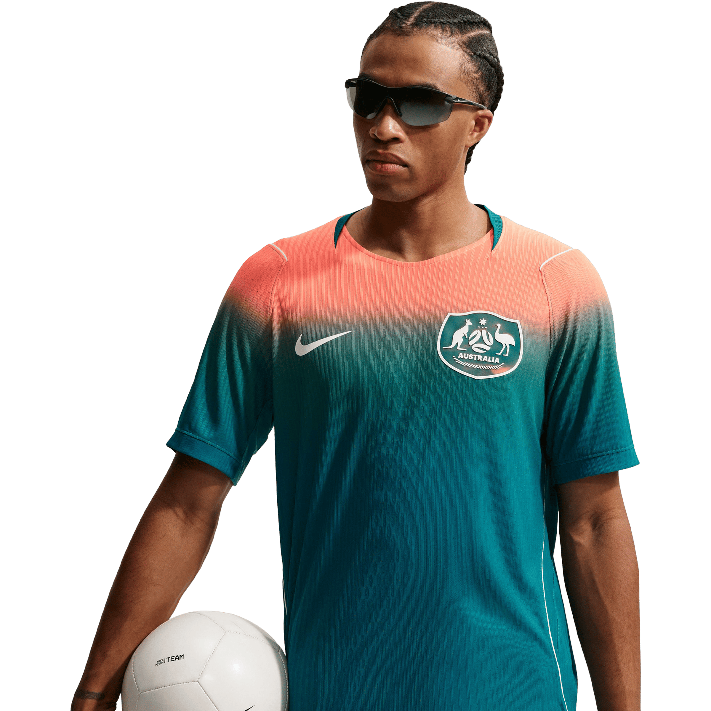 Mens Nike Australia 26 Match Football Away Jersey