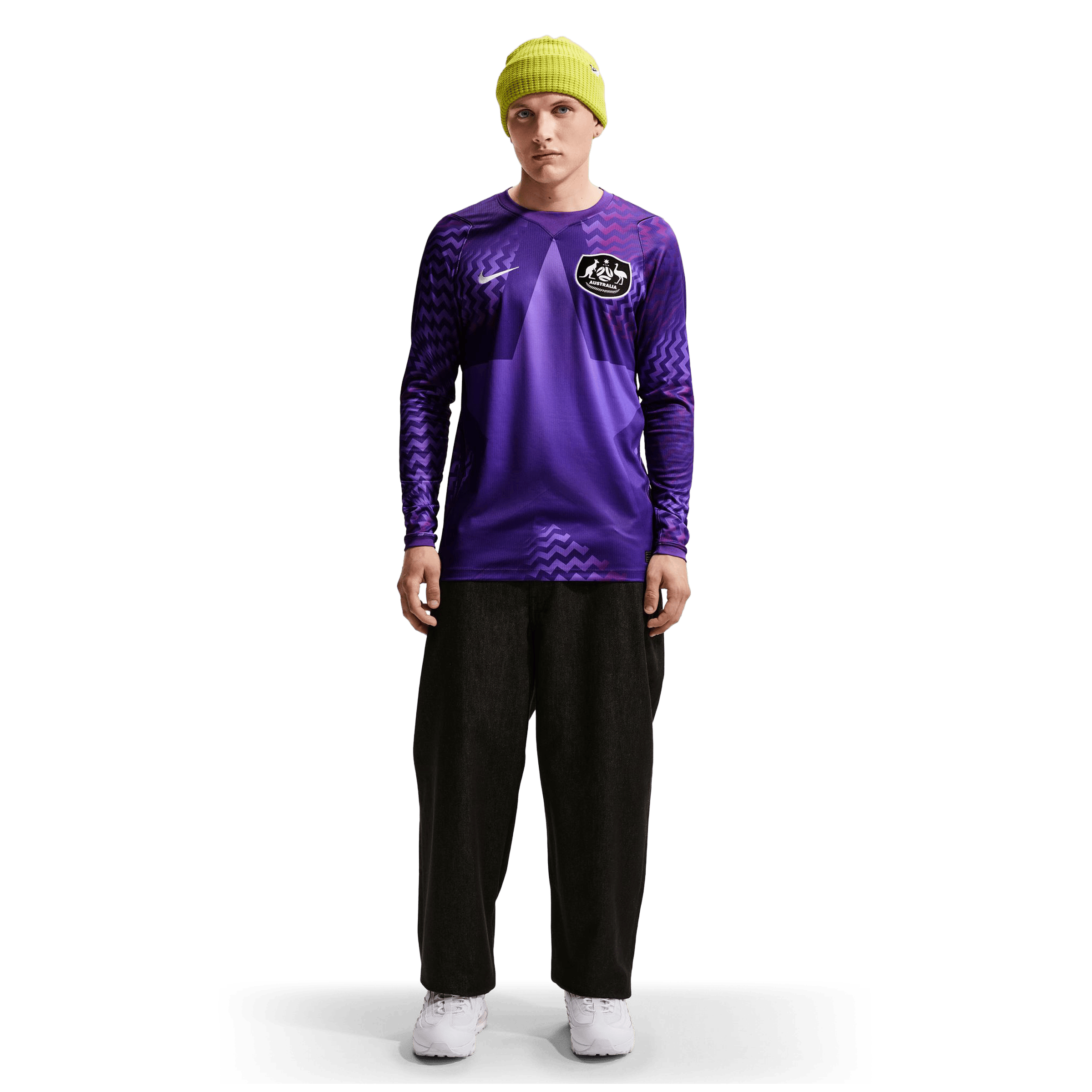 Mens Nike Australia 25/26 Stadium Goalkeeper Football Jersey